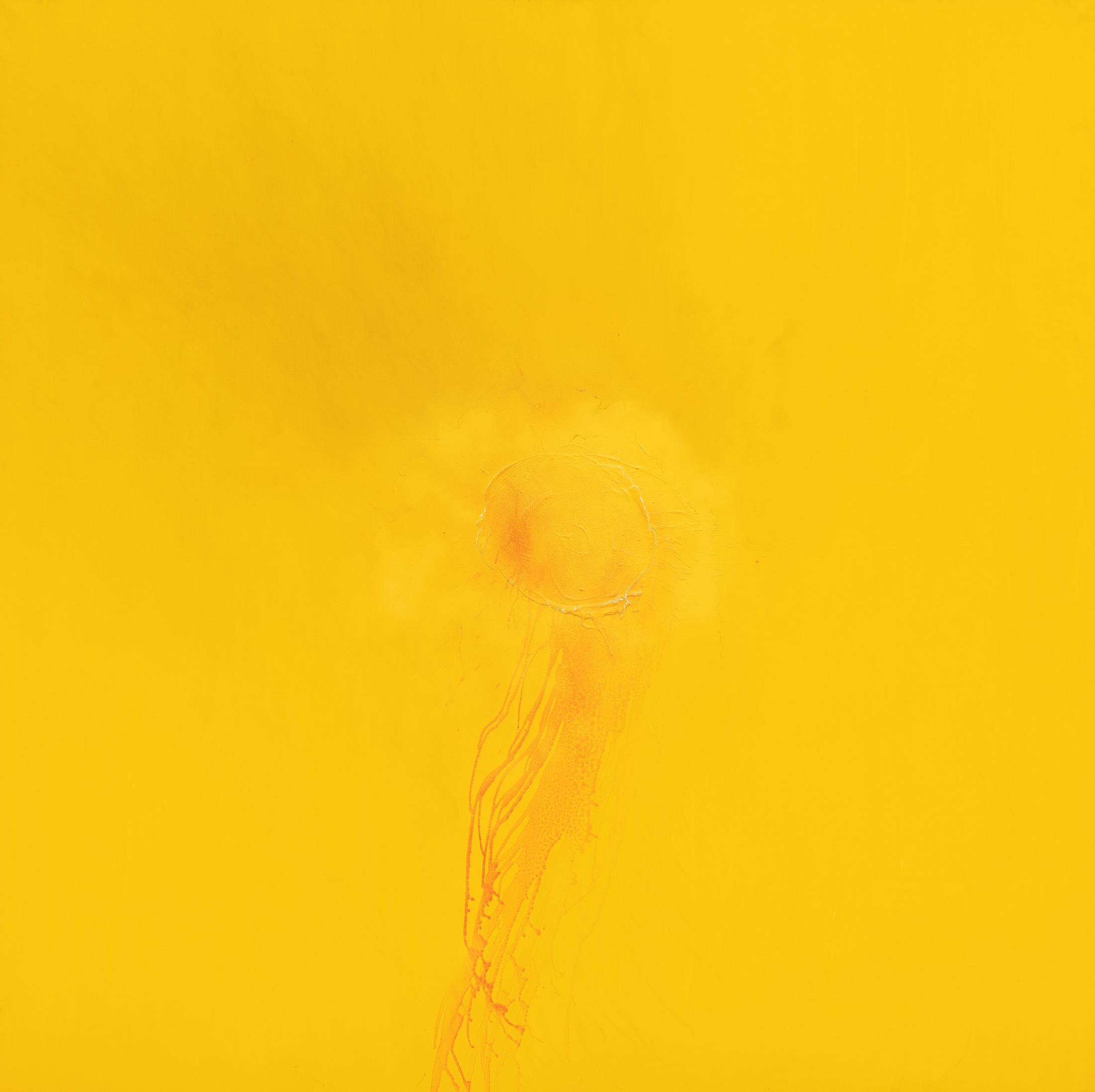 Exhibition View Otto Piene «The Proliferation of the Sun; view on Untitled (Yellow), 1984» at Haus Konstruktiv, Zurich, 2020 / © 2020, ProLitteris, Zurich; Otto Piene Estate / Sprüth Magers