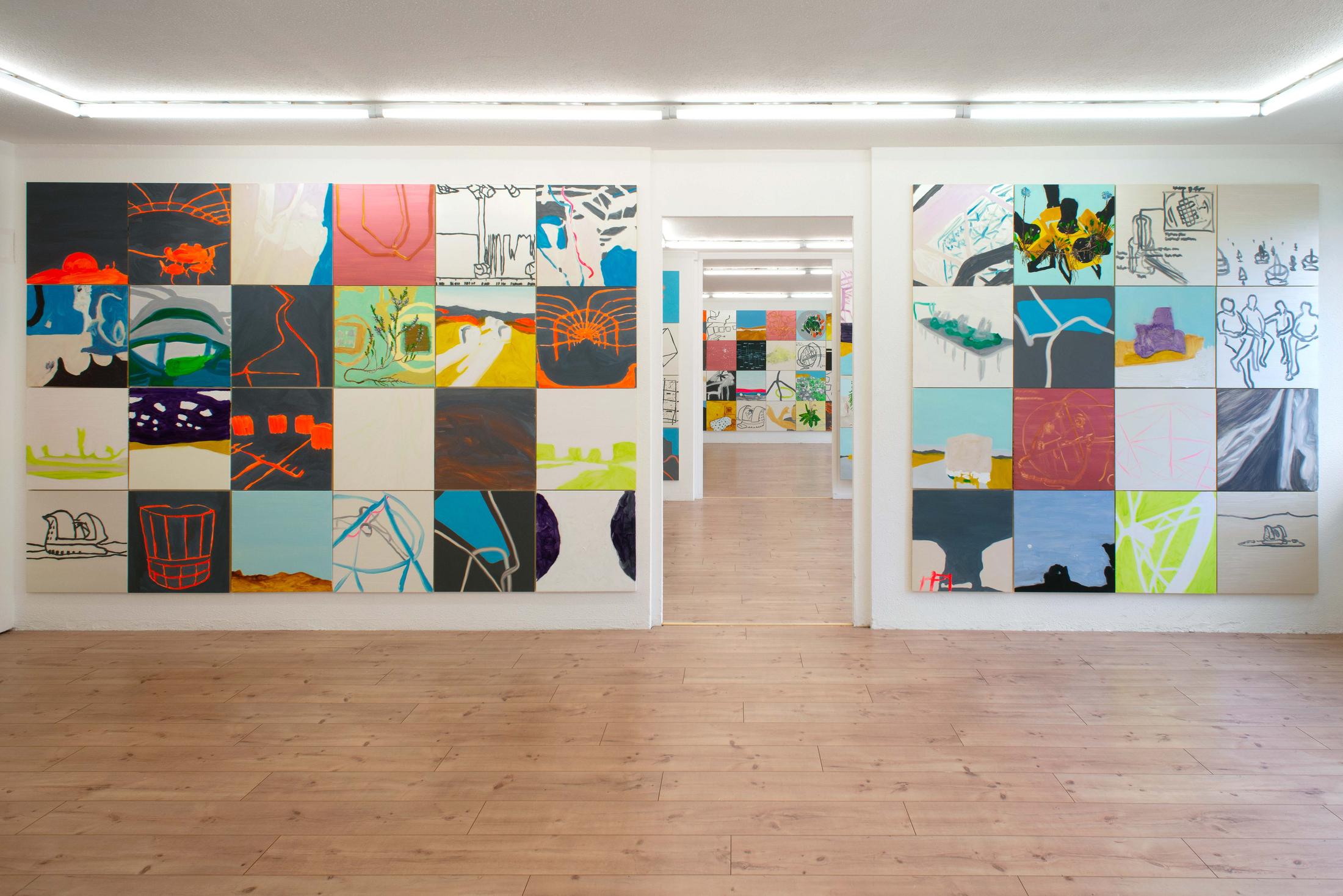 Exhibition View Pascal Sidler Soloshow «European Southern Observatory» at HAMLET, Oerlikon, Zurich, 2019 / Photo: Flavio Karrer / Courtesy: the artist and HAMLET