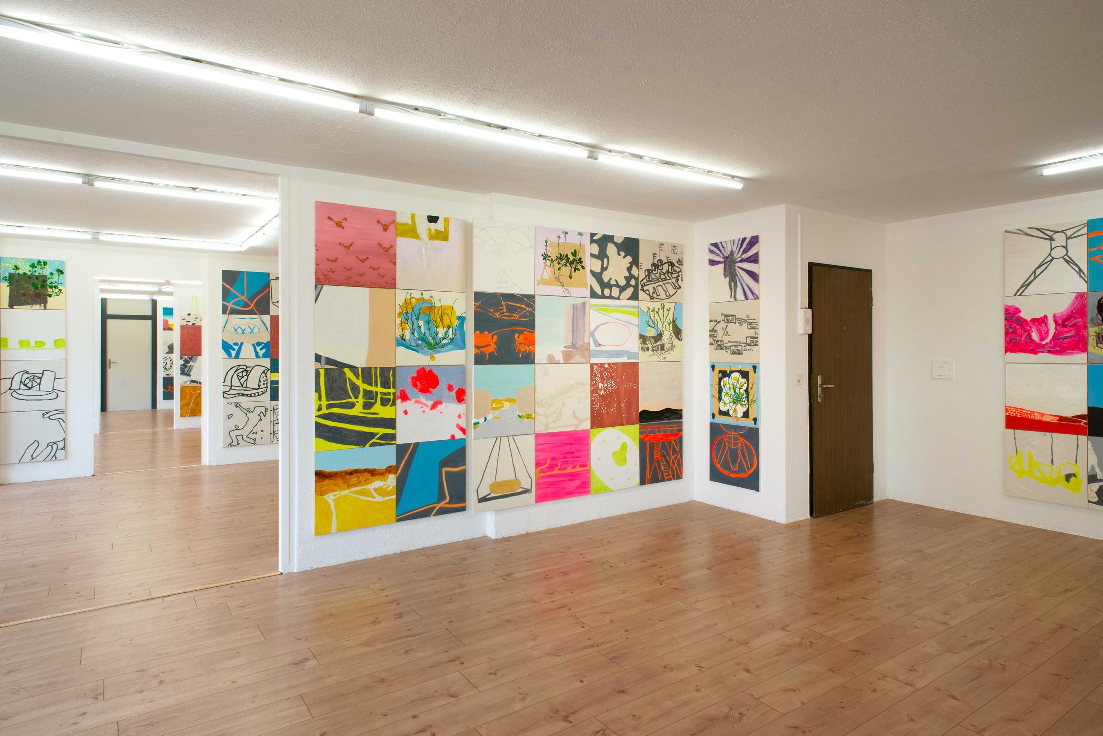 Exhibition View Pascal Sidler Soloshow «European Southern Observatory» at HAMLET, Oerlikon, Zurich, 2019 / Photo: Flavio Karrer / Courtesy: the artist and HAMLET