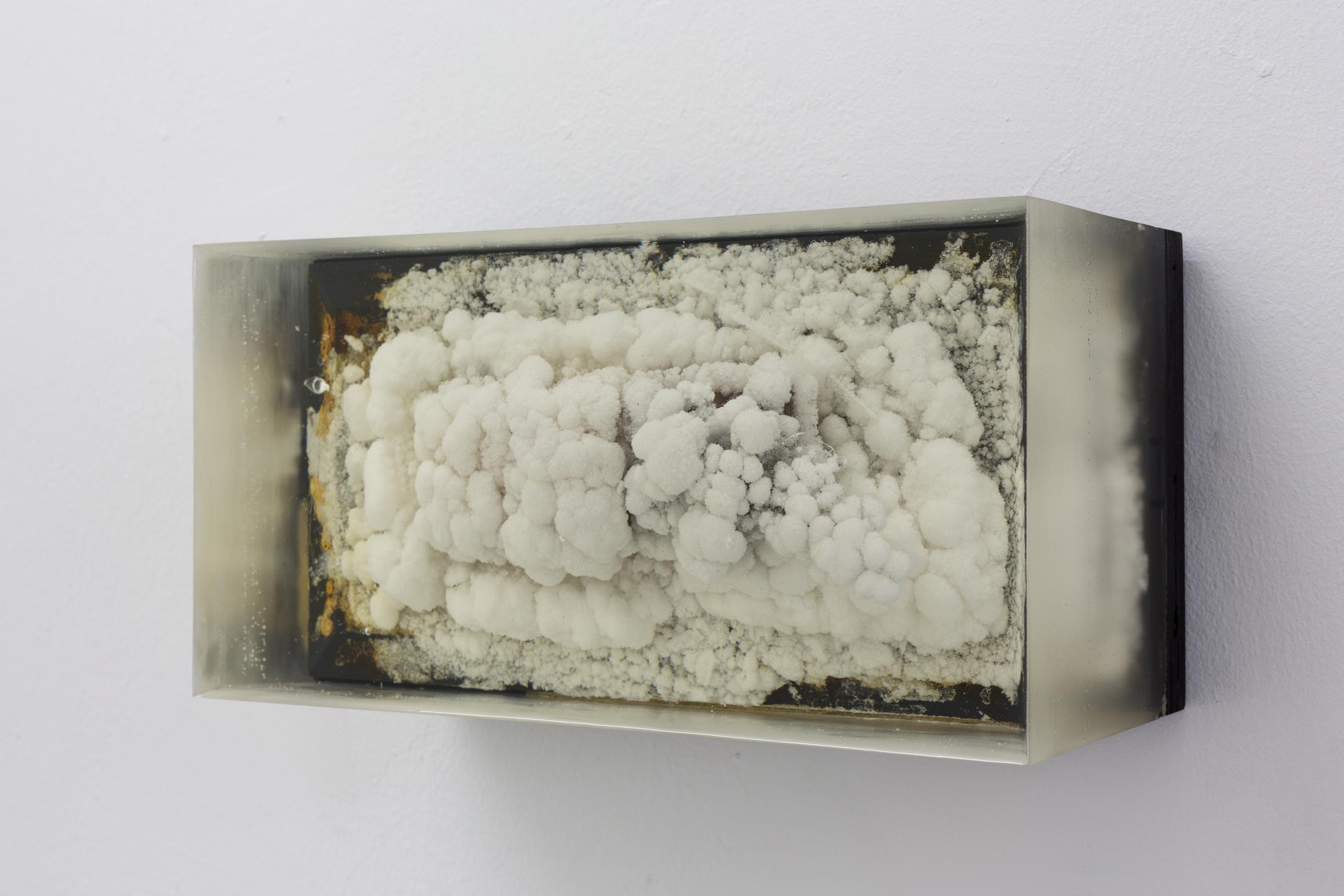 Exhibition View Partrick Hari Soloshow «diese ecke wurde als verloren aufgegeben / view on Mask (hommage to Andrea Fraser), 2018» at Bolte Lang, Zurich / Courtesy: the artist and Bolte Lang, Zurich