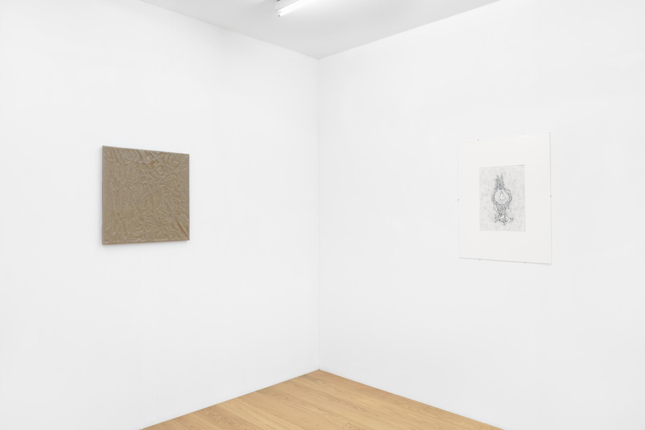 Exhibition View Groupshow «Silver Lake» with Paul Czerlitzki, Anna Fehr, Elin Gonzalez at Kirchgasse, Steckborn, 2018 / Courtesy: the artist and Kirchgasse