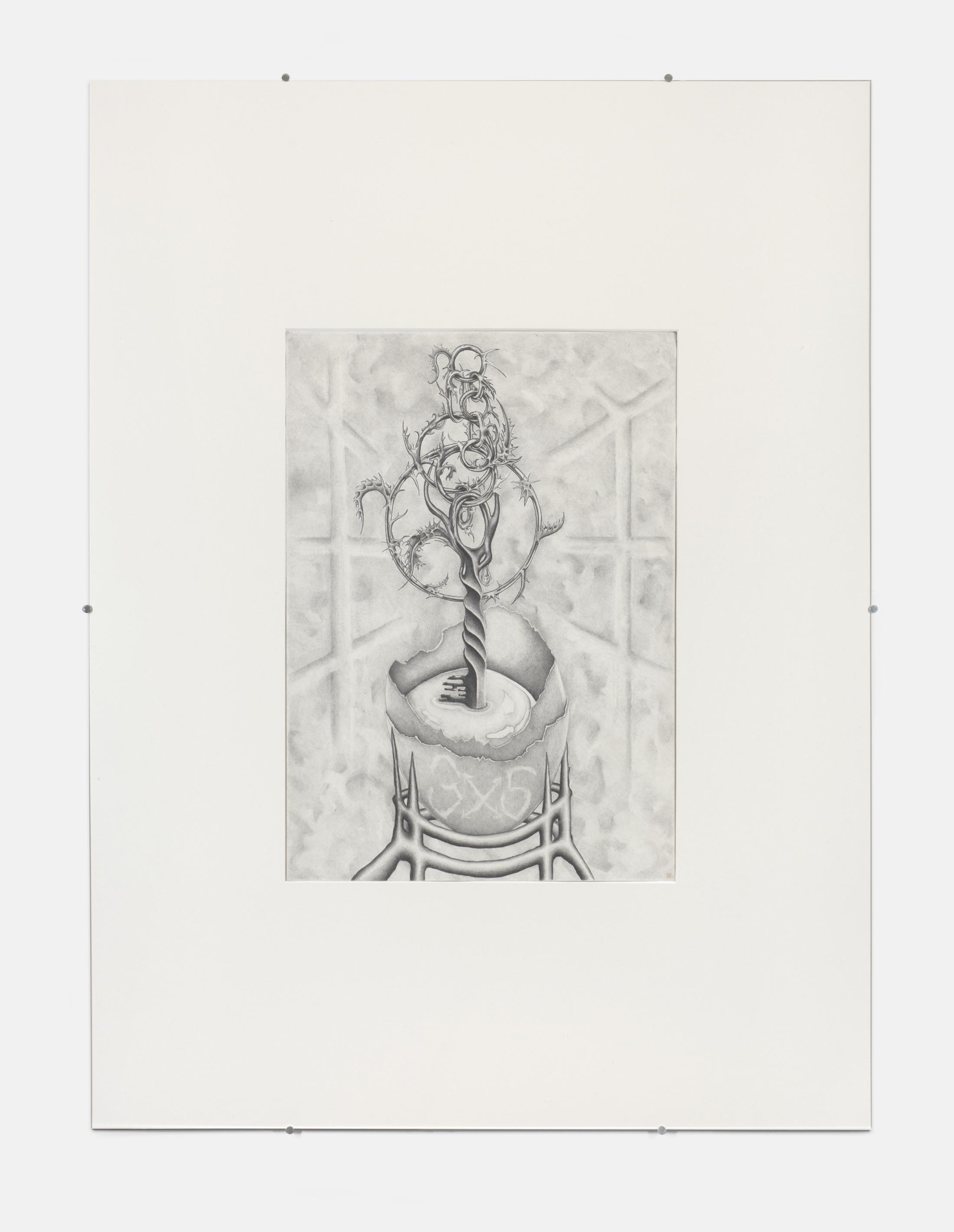 Exhibition View Groupshow «Silver Lake / view on Elin Gonzalez, Meister des Ei’s: 3x5 CracklingSpoor Reunion, 2018» at Kirchgasse, Steckborn, 2018 / Courtesy: the artist and Kirchgasse