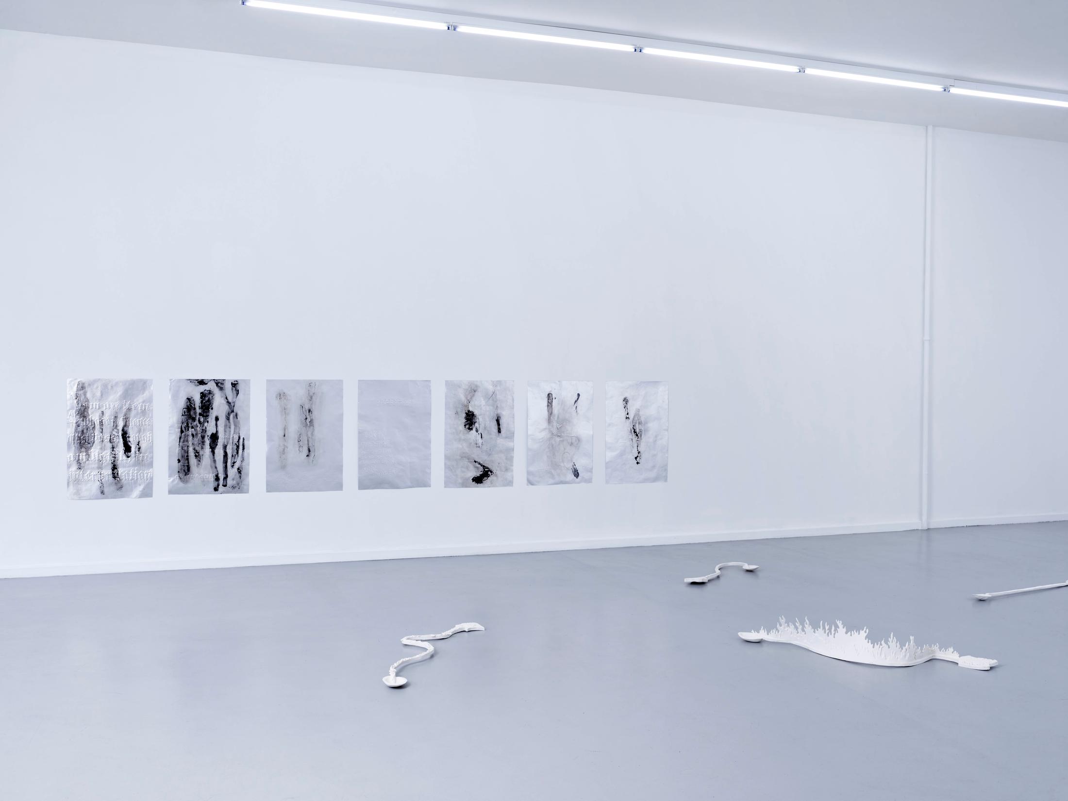 Exhibition View Paul Paillet Soloshow «fascination for fire» at Centre d’édition contemporaine, (CEC), Geneva, 2020 / Photo: © Sandra Pointet / Courtesy: Courtesy Centre d’édition contemporaine, Geneva