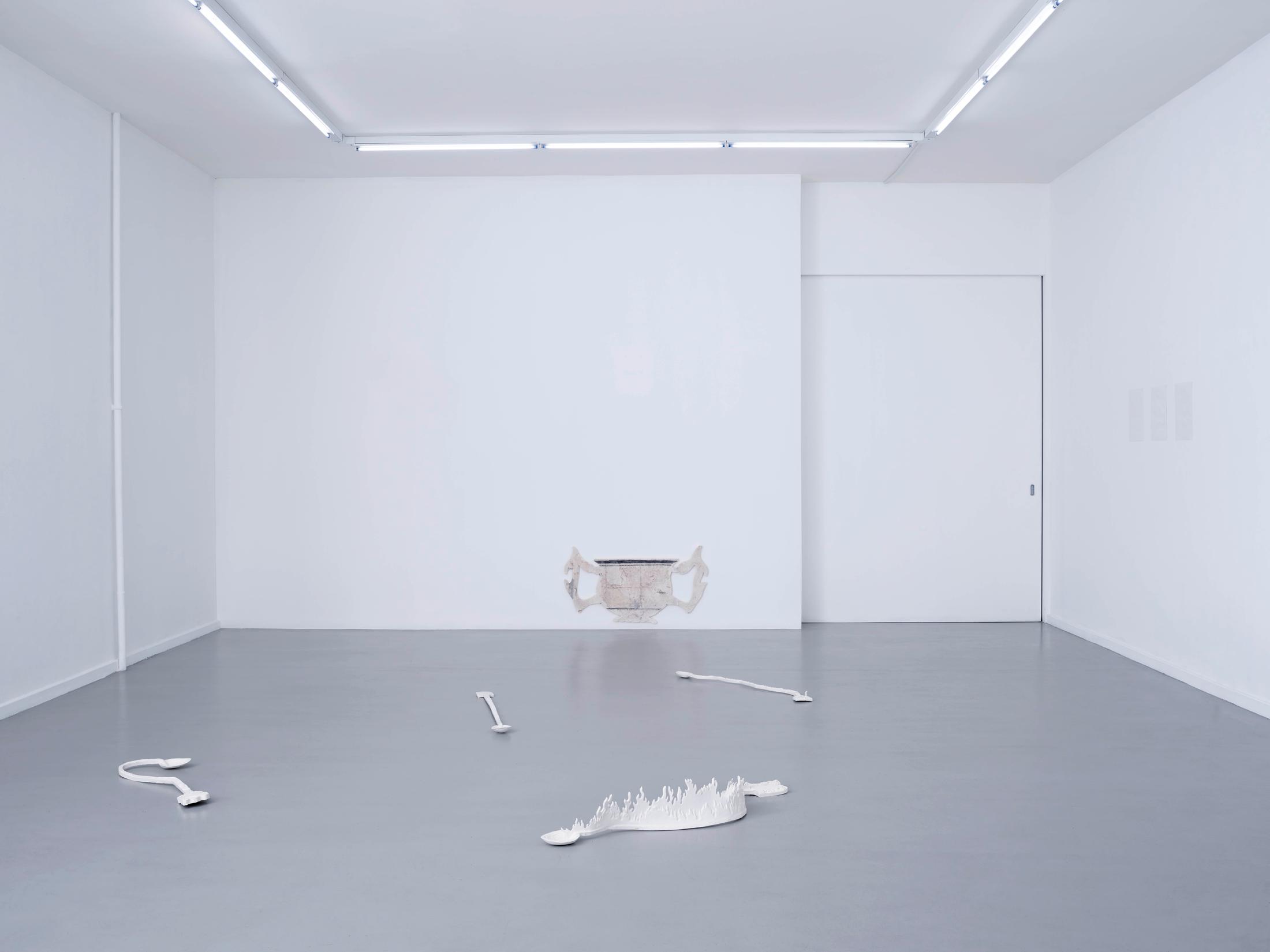 Exhibition View Paul Paillet Soloshow «fascination for fire» at Centre d’édition contemporaine, (CEC), Geneva, 2020 / Photo: © Sandra Pointet / Courtesy: Courtesy Centre d’édition contemporaine, Geneva