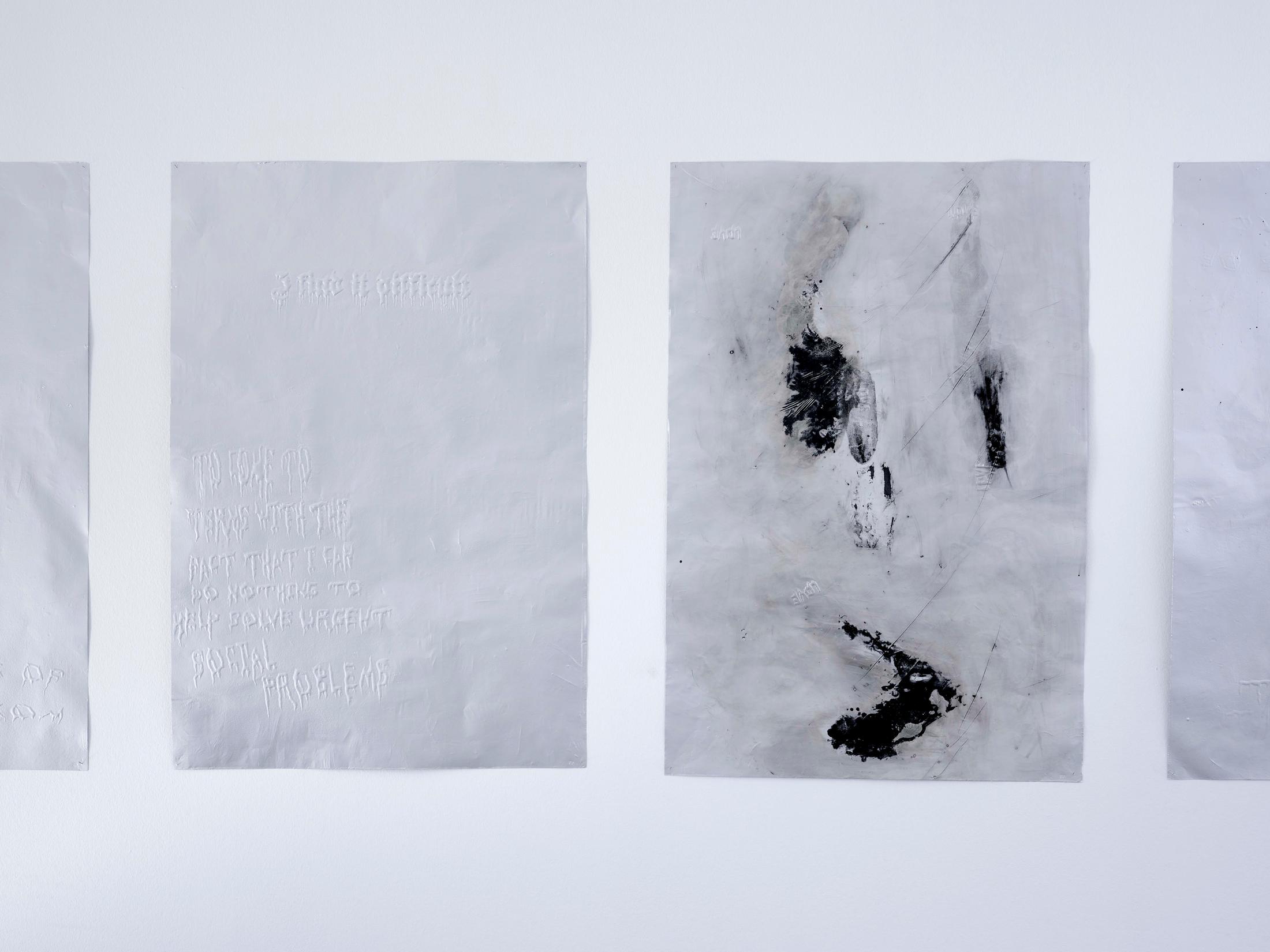 Exhibition View Paul Paillet Soloshow «fascination for fire» at Centre d’édition contemporaine, (CEC), Geneva, 2020 / Photo: © Sandra Pointet / Courtesy: Courtesy Centre d’édition contemporaine, Geneva