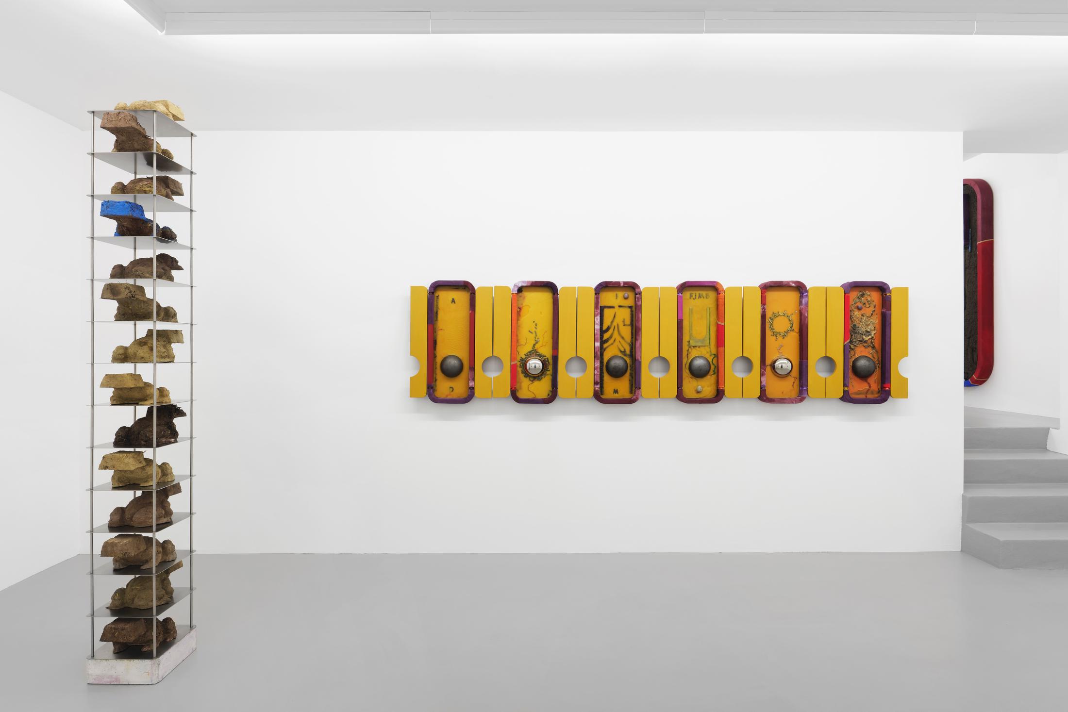 Exhibition View Pedro Wirz Solo Show «Tooth of a Giant» at GALERIE PHILIPPZOLLINGER, Zurich, 2020 / Photo: Conradin Frei / Courtesy: the artist and GALERIE PHILIPPZOLLINGER