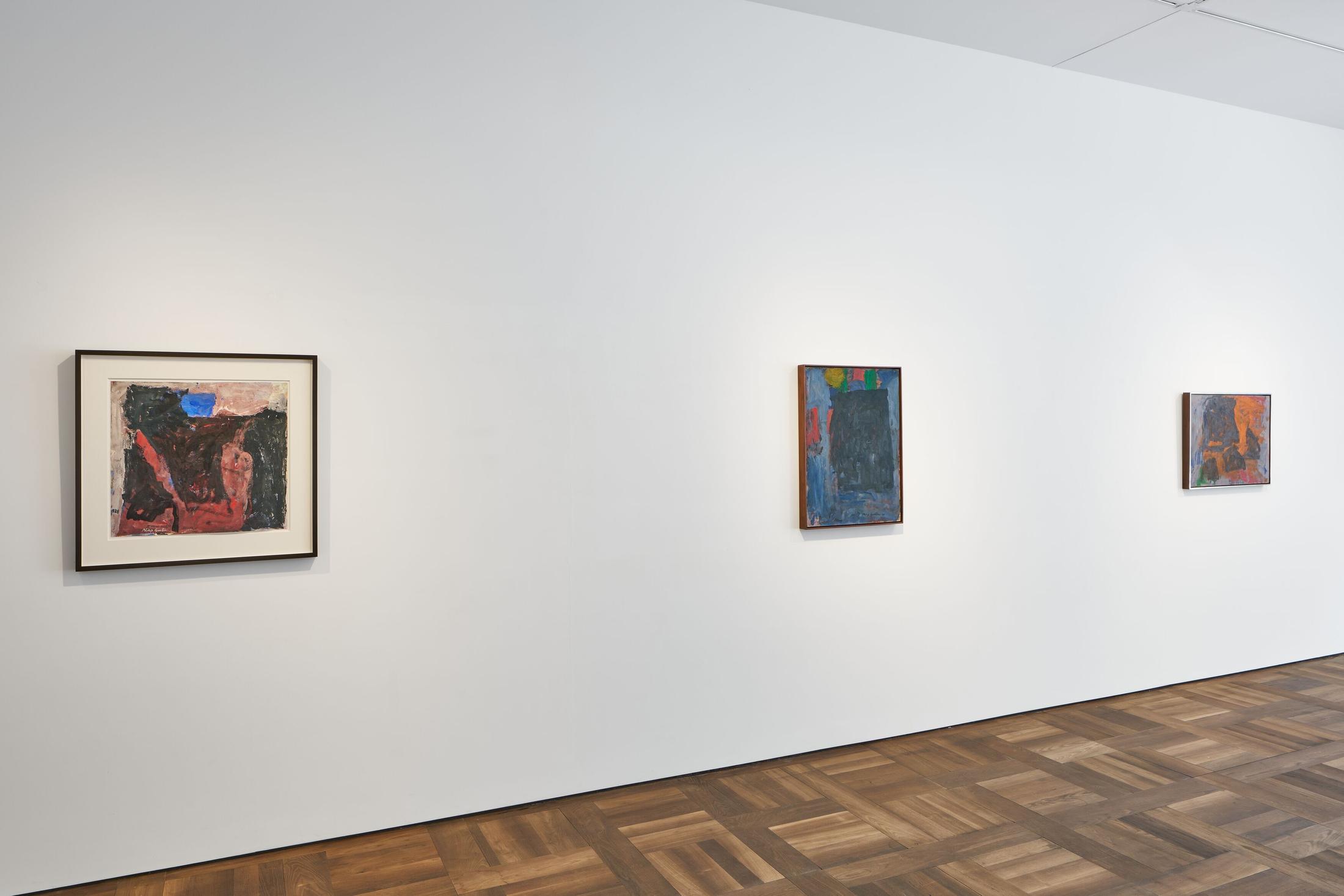 Exhibition View Philip Guston Solo Show «Transformation» at Hauser & Wirth, St. Moritz, 2020 / © The Estate of Philip Guston / Photo: Jon Etter / Courtesy: the Estate and Hauser & Wirth