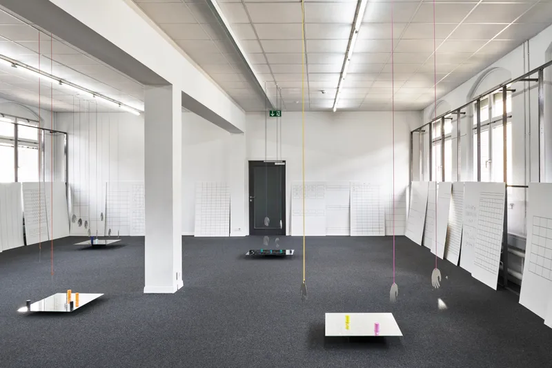 Exhibition View Philip Ullrich Solo Show «Remmidemmi in der Spielhölle (The Game Show)» at unanimous consent, Zurich, 2023 / Photo: Philip Ullrich / Courtesy: the artist and unanimous consent