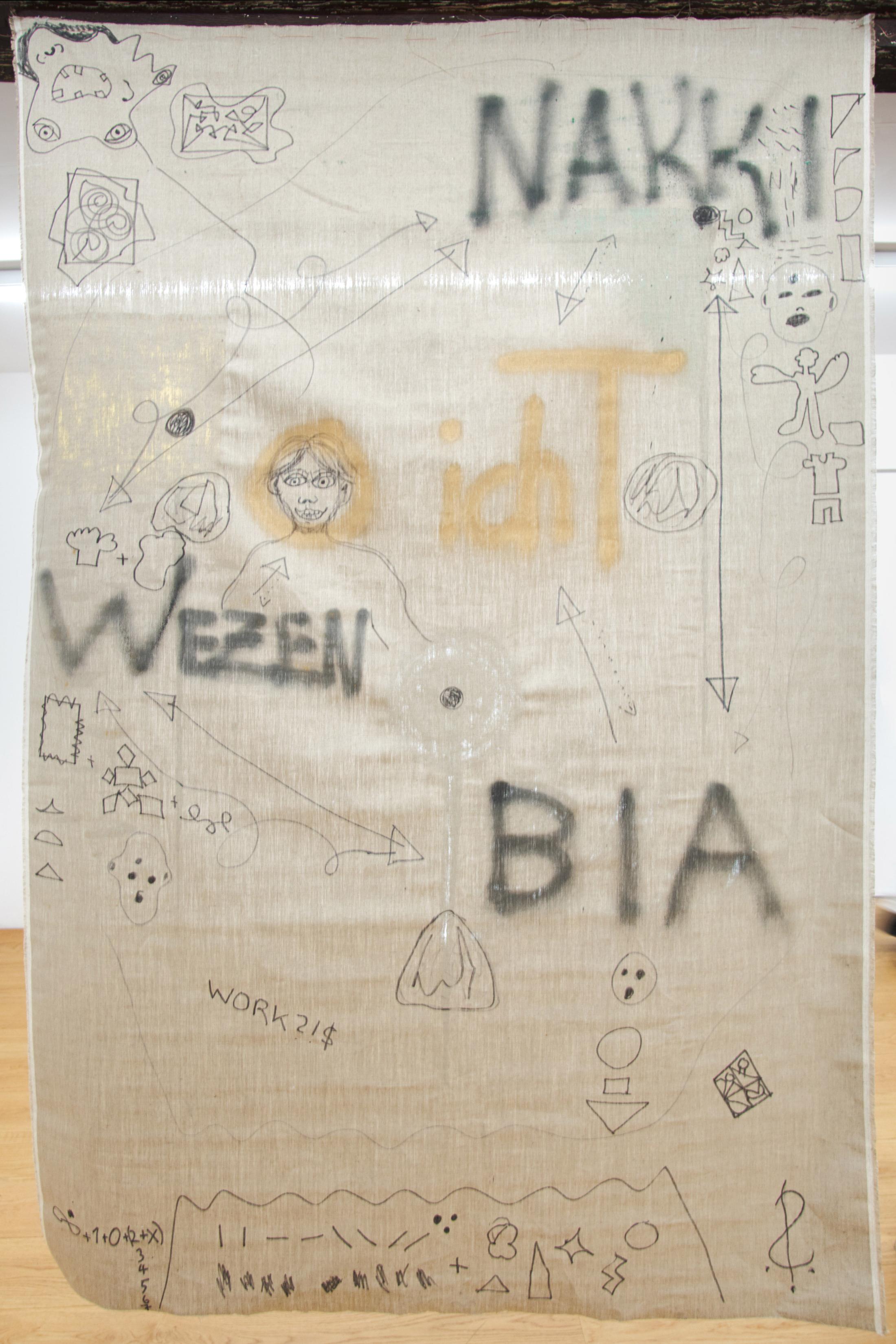 Exhibition View Philipp Schwalb Soloshow «O  Ich T ; view on O   ich T, 2019» at Kirchgasse, Steckborn / Courtesy: the artist and Kirchgasse