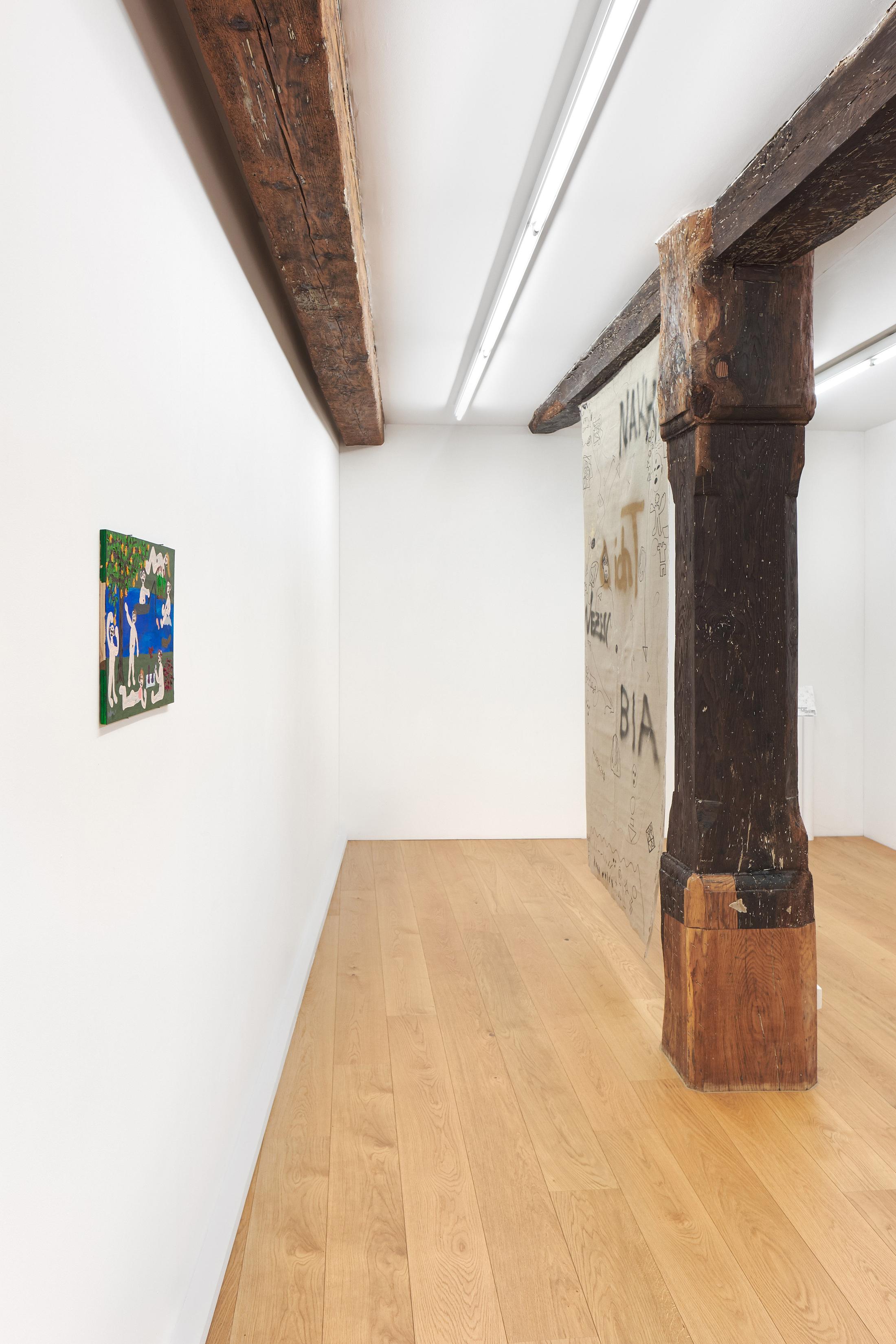 Exhibition View Philipp Schwalb Soloshow «O  Ich T» at Kirchgasse, Steckborn / Courtesy: the artist and Kirchgasse
