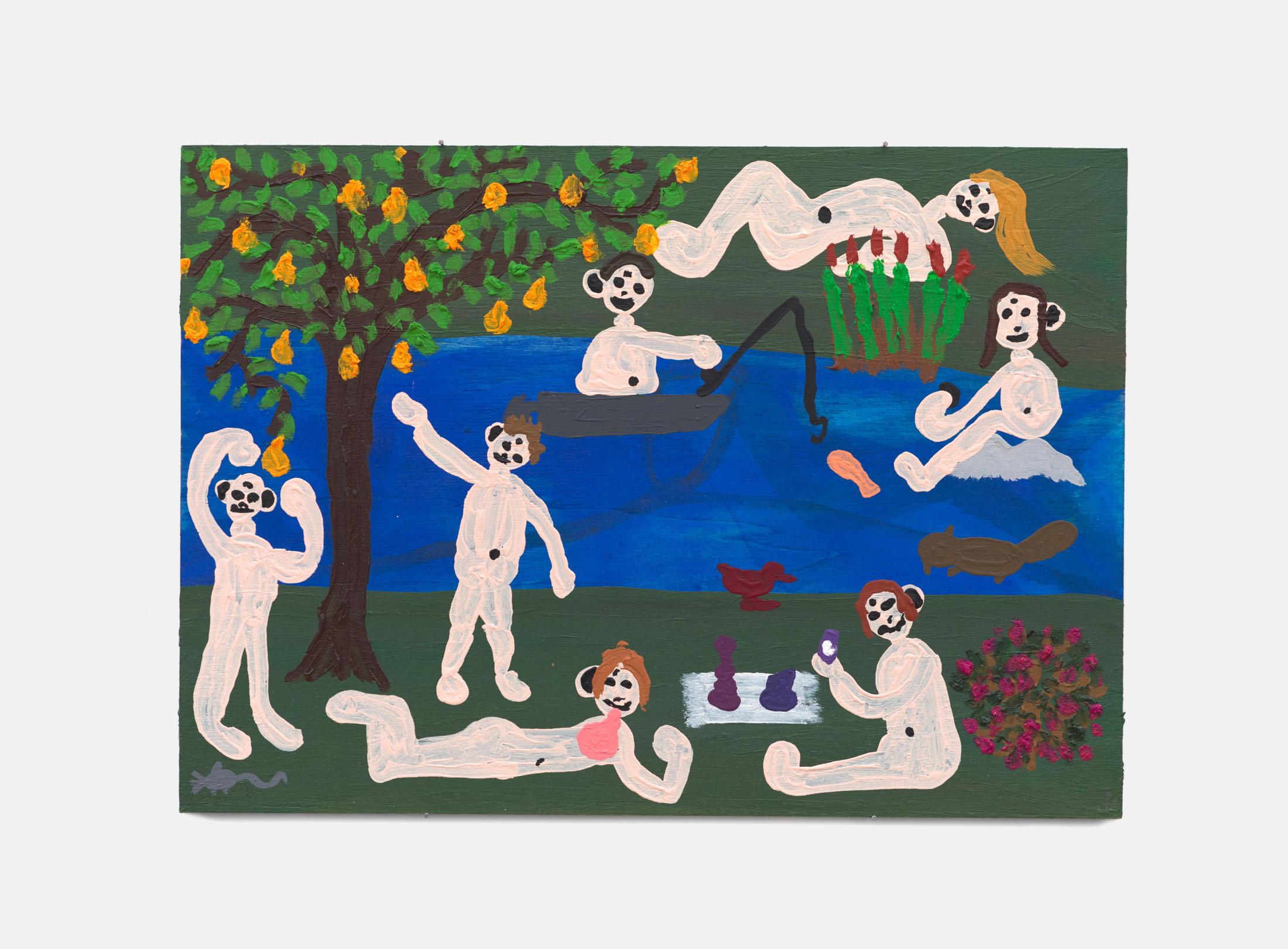 Exhibition View Philipp Schwalb Soloshow «O  Ich T ; view on Wär I (Bild) ähm? @ da riva! Expänsiv$, 2018» at Kirchgasse, Steckborn / Courtesy: the artist and Kirchgasse