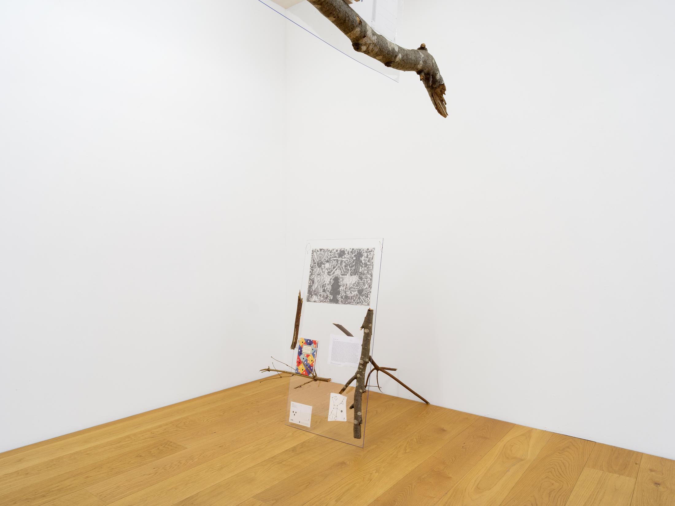 Exhibition View Philipp Schwalb Solo Show «DIE GIFT BORN; view on Philipp Schwalb, Bodenseecommons 2 and Bodenseecolors 2, 2021» at Kirchgasse Gallery, Steckborn, 2021 / Photo: CE / Courtesy: the artist and Kirchgasse Gallery