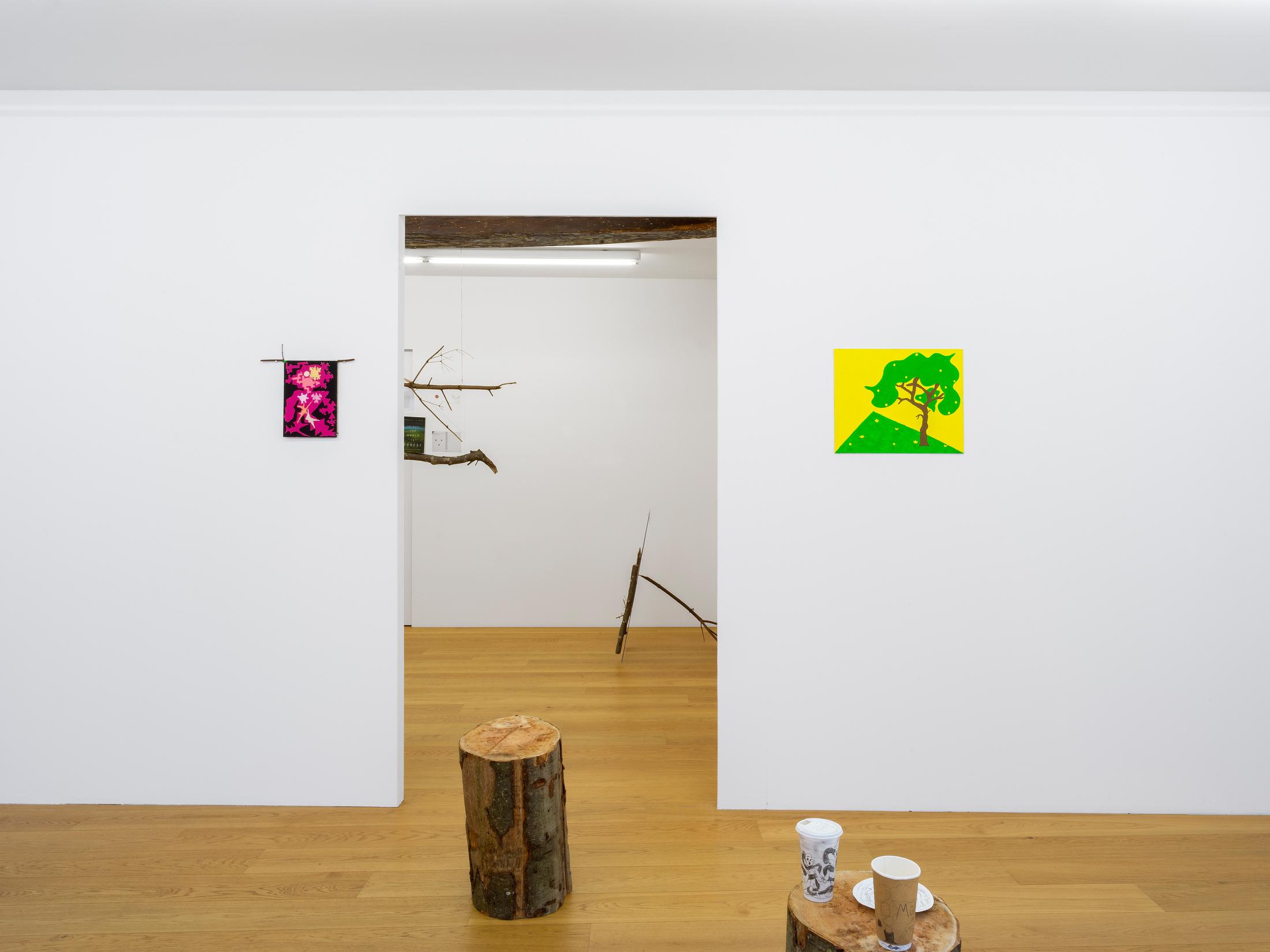 Exhibition View Philipp Schwalb Solo Show «DIE GIFT BORN» at Kirchgasse Gallery, Steckborn, 2021 / Photo: CE / Courtesy: the artist and Kirchgasse Gallery