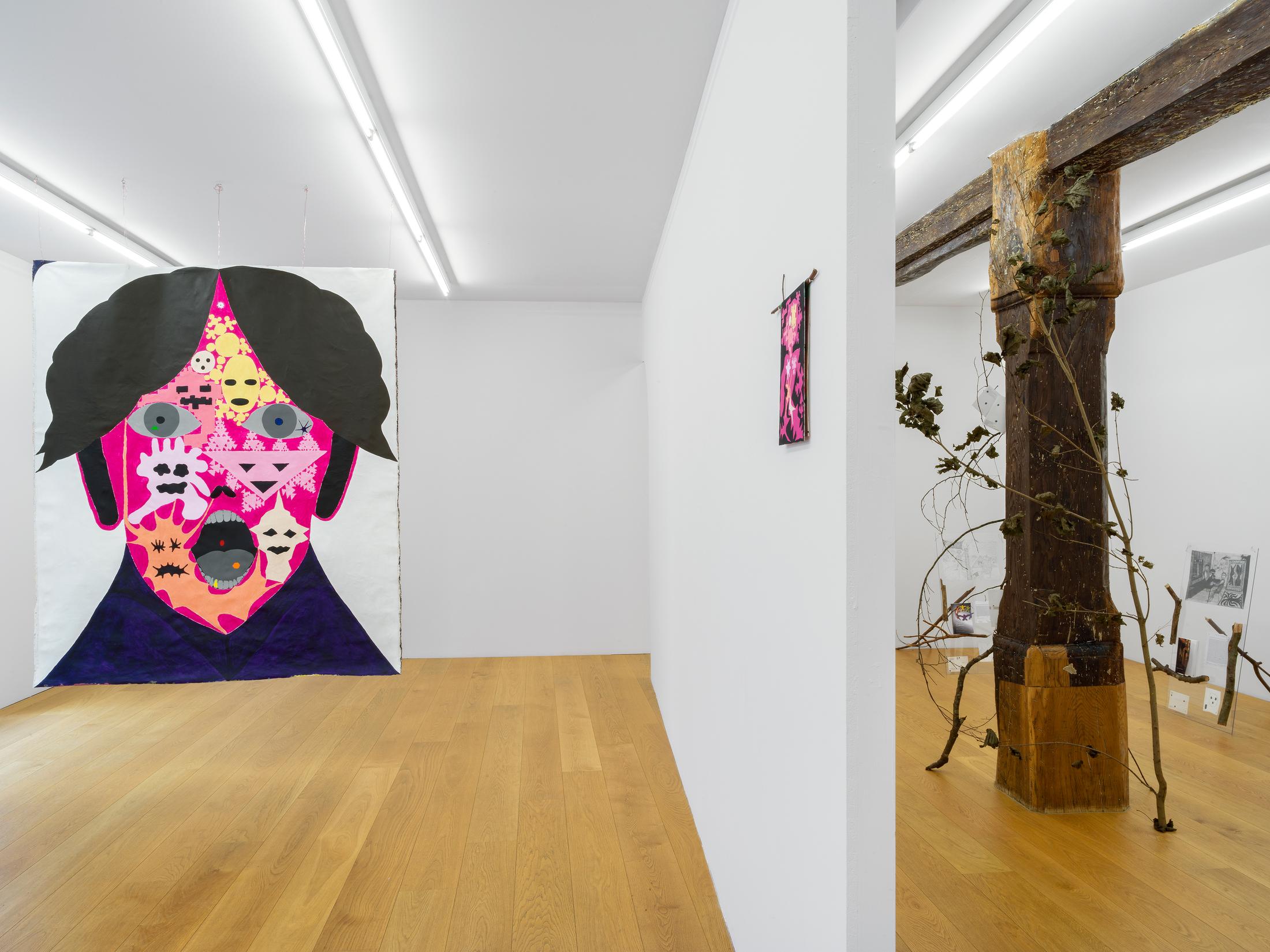 Exhibition View Philipp Schwalb Solo Show «DIE GIFT BORN» at Kirchgasse Gallery, Steckborn, 2021 / Photo: CE / Courtesy: the artist and Kirchgasse Gallery