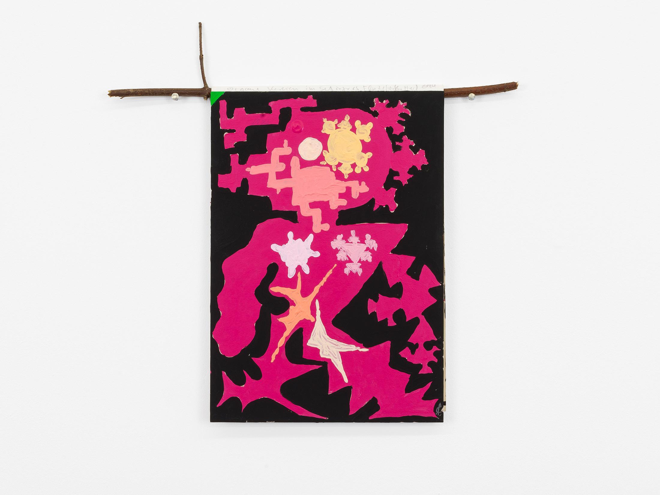 Exhibition View Philipp Schwalb Solo Show «DIE GIFT BORN; view on Philipp Schwalb, Alien der Formen und Gefängnis der Farben, 2021» at Kirchgasse Gallery, Steckborn, 2021 / Photo: CE / Courtesy: the artist and Kirchgasse Gallery