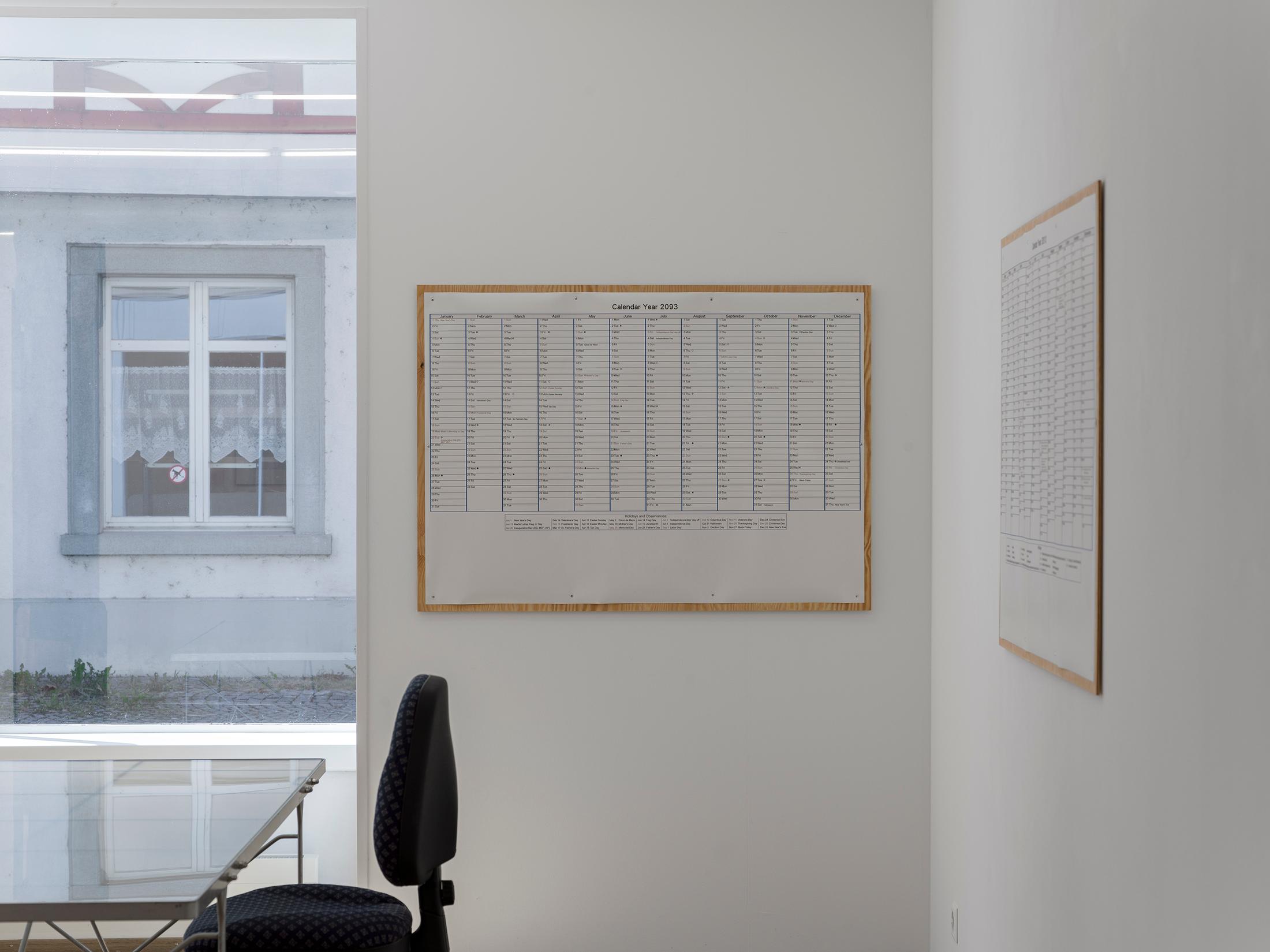 Exhibition View Philipp Simon Solo Show «Incomplete Nature» at Kirchgasse Gallery, Steckborn, 2022 / Photo: Cedric Mussano / Courtesy: the artist and Kirchgasse Gallery