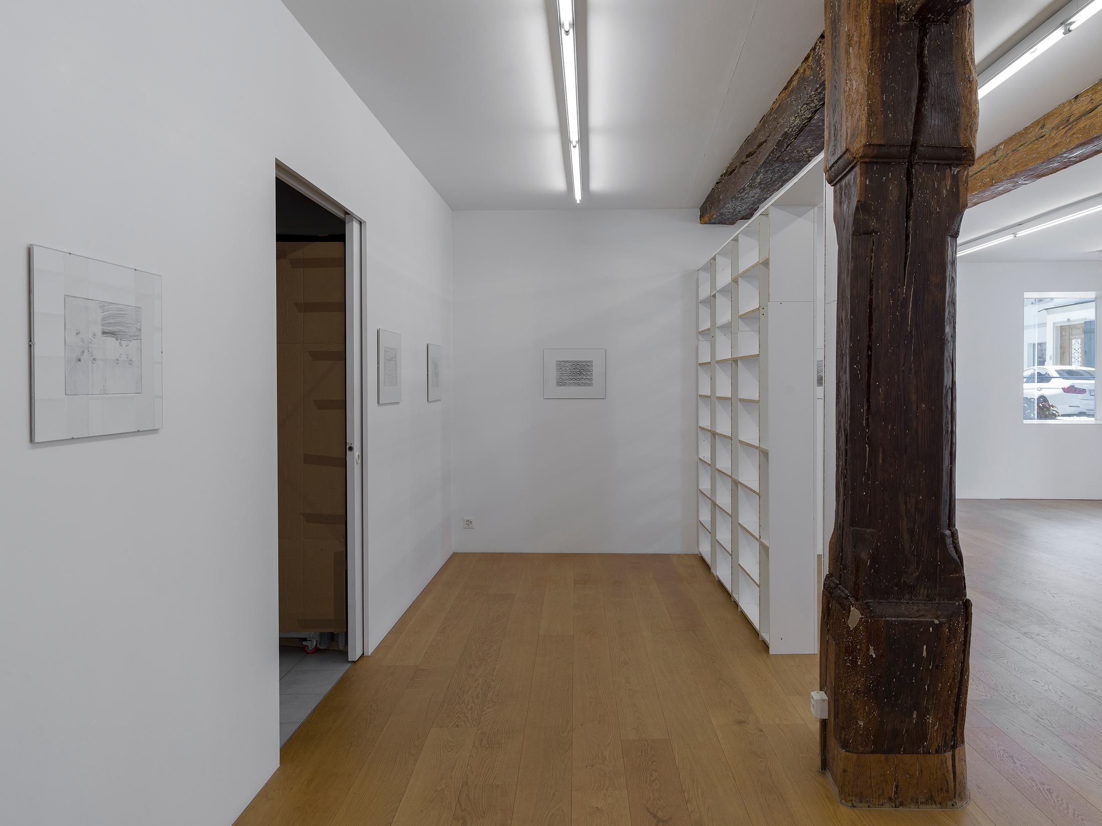 Exhibition View Philipp Simon Solo Show «Incomplete Nature» at Kirchgasse Gallery, Steckborn, 2022 / Photo: Cedric Mussano / Courtesy: the artist and Kirchgasse Gallery