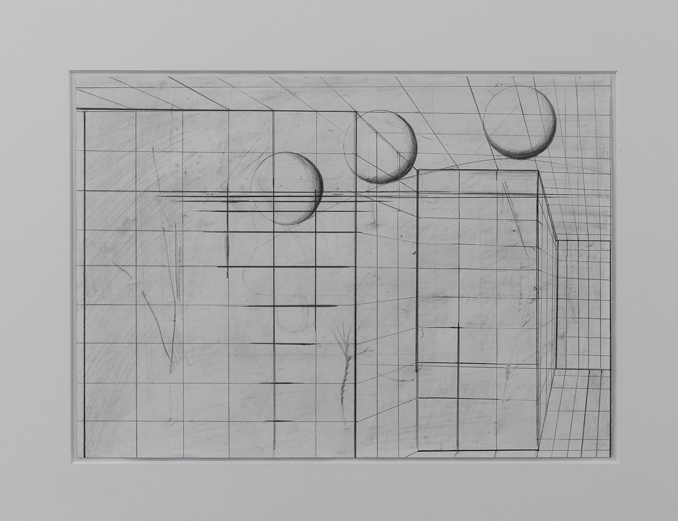 Exhibition View Philipp Simon Solo Show «Incomplete Nature; view on Philipp Simon, Registration, analysis and classification, 40 × 50 cm, 2022» at Kirchgasse Gallery, Steckborn, 2022 / Photo: Cedric Mussano / Courtesy: the artist and Kirchgasse Gallery