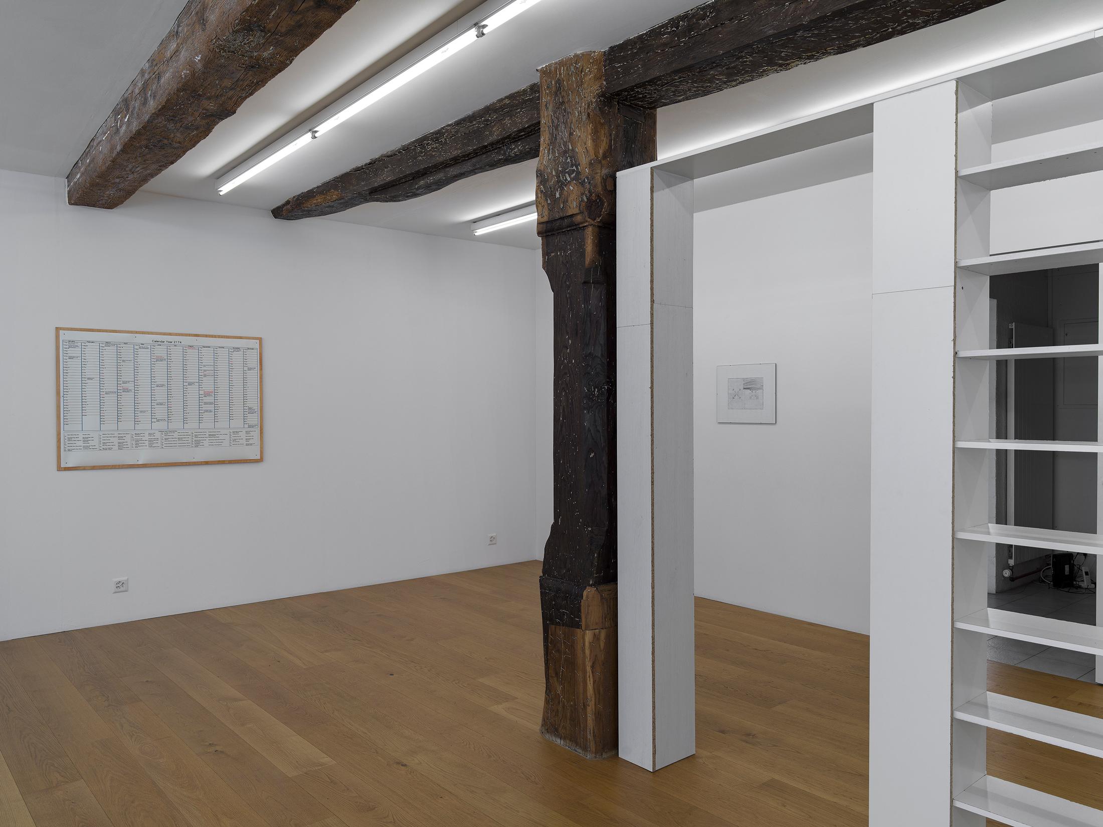 Exhibition View Philipp Simon Solo Show «Incomplete Nature» at Kirchgasse Gallery, Steckborn, 2022 / Photo: Cedric Mussano / Courtesy: the artist and Kirchgasse Gallery