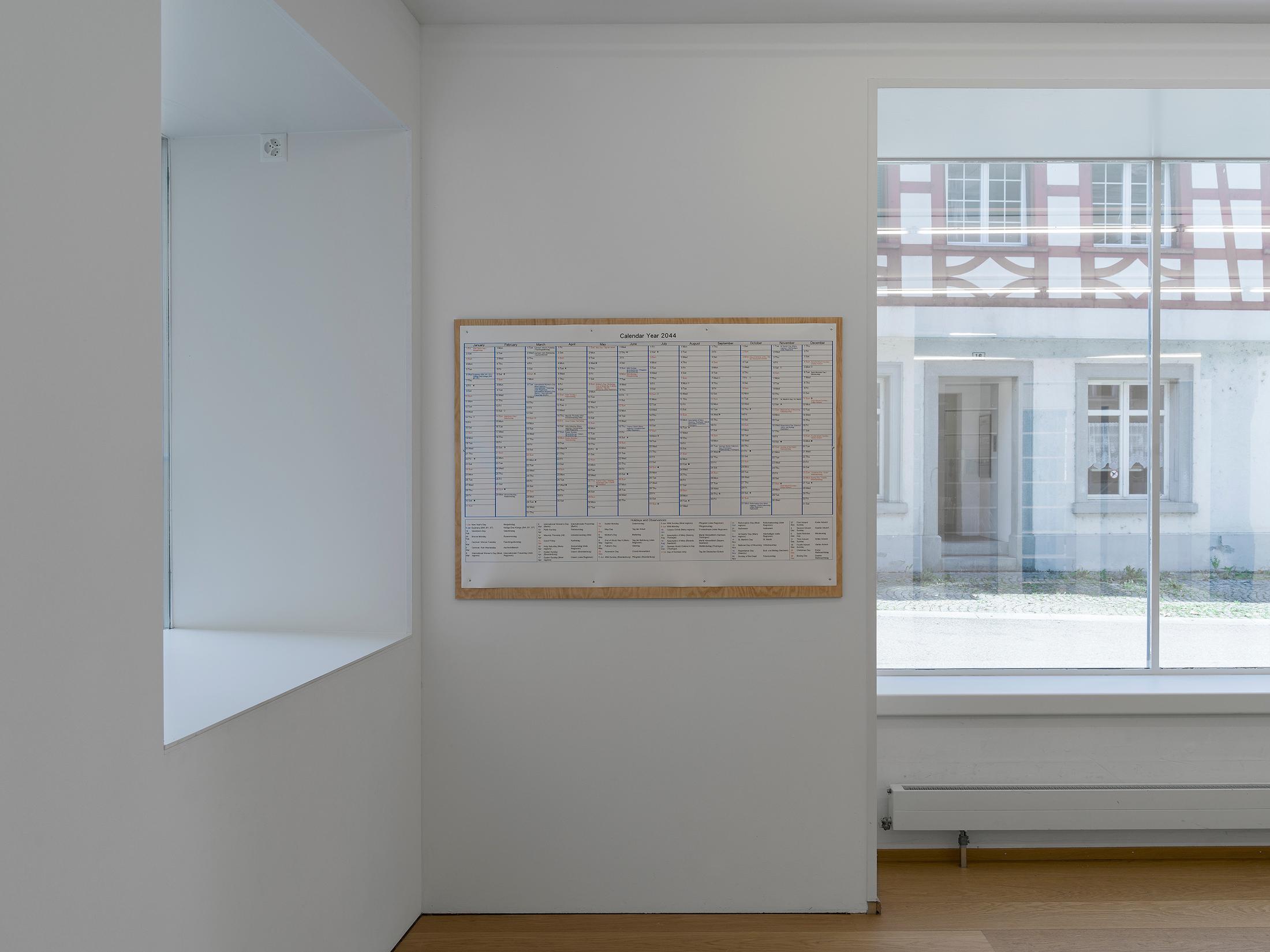 Exhibition View Philipp Simon Solo Show «Incomplete Nature» at Kirchgasse Gallery, Steckborn, 2022 / Photo: Cedric Mussano / Courtesy: the artist and Kirchgasse Gallery