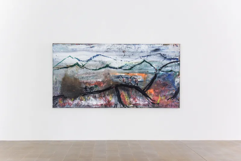 Exhibition View Philippe Vandenberg Soloshow «Kamikaze» at Centre d'art Pasquart, Biel, Bienne / Photo: Lia Wagner / © Philippe Vandenberg Foundation / Courtesy: Estate Philippe Vandenberg and Hauser & Wirth