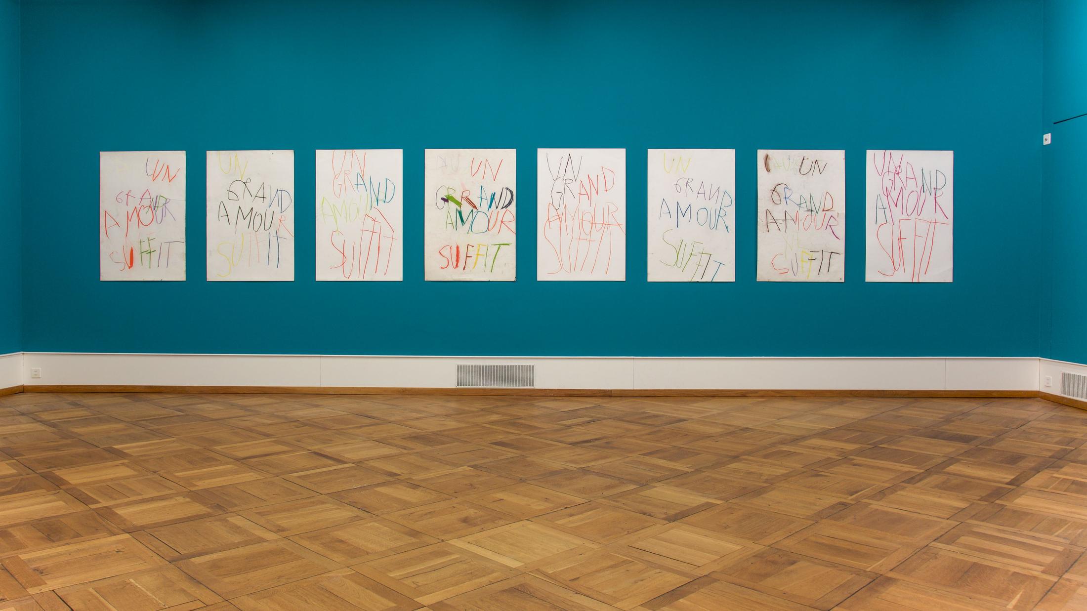 Exhibition View Philippe Vandenberg Soloshow «Kamikaze» at Centre d'art Pasquart, Biel, Bienne / Photo: Lia Wagner / © Philippe Vandenberg Foundation / Courtesy: Estate Philippe Vandenberg and Hauser & Wirth