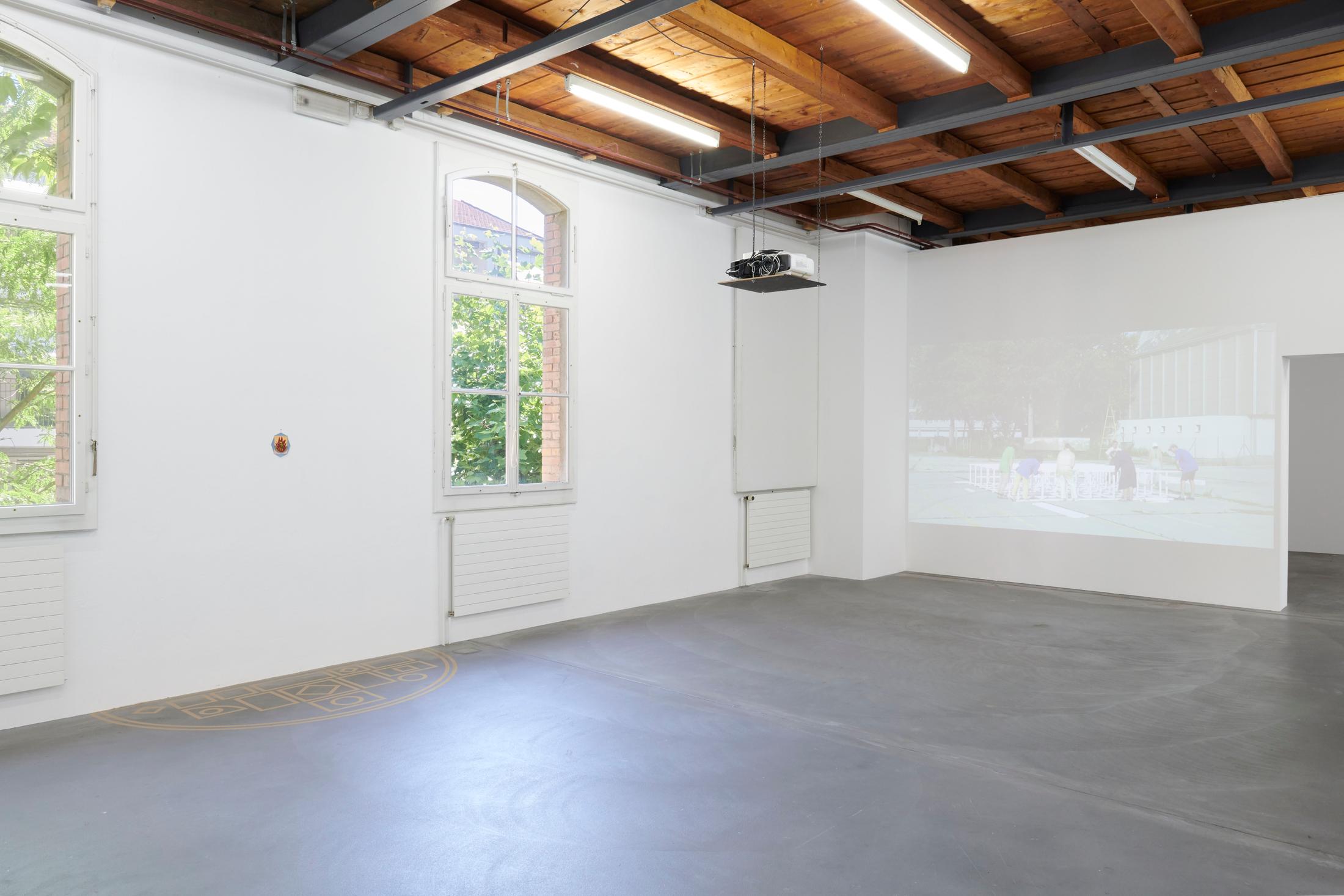 Exhibition View Groupshow «Plattform20; view on Melissa Rouvinet, Coeur choral, 2020» at Fri Art, Fribourg, 2020 / Photo: © Guillaume Python / Courtesy: the artists and Fri Art