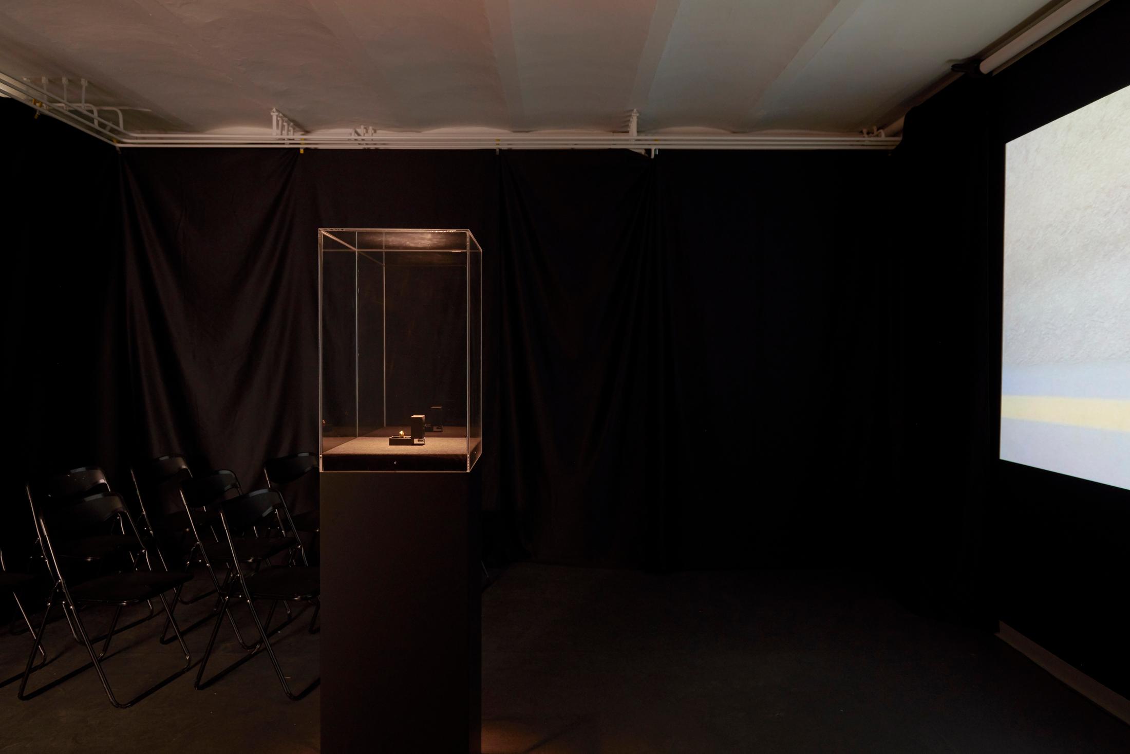 Exhibition View Groupshow «Plattform20; view on Sherian Mohammed Forster, I just went Rick the Ruler with the Jeweller, 2020» at Fri Art, Fribourg, 2020 / Photo: © Guillaume Python / Courtesy: the artists and Fri Art