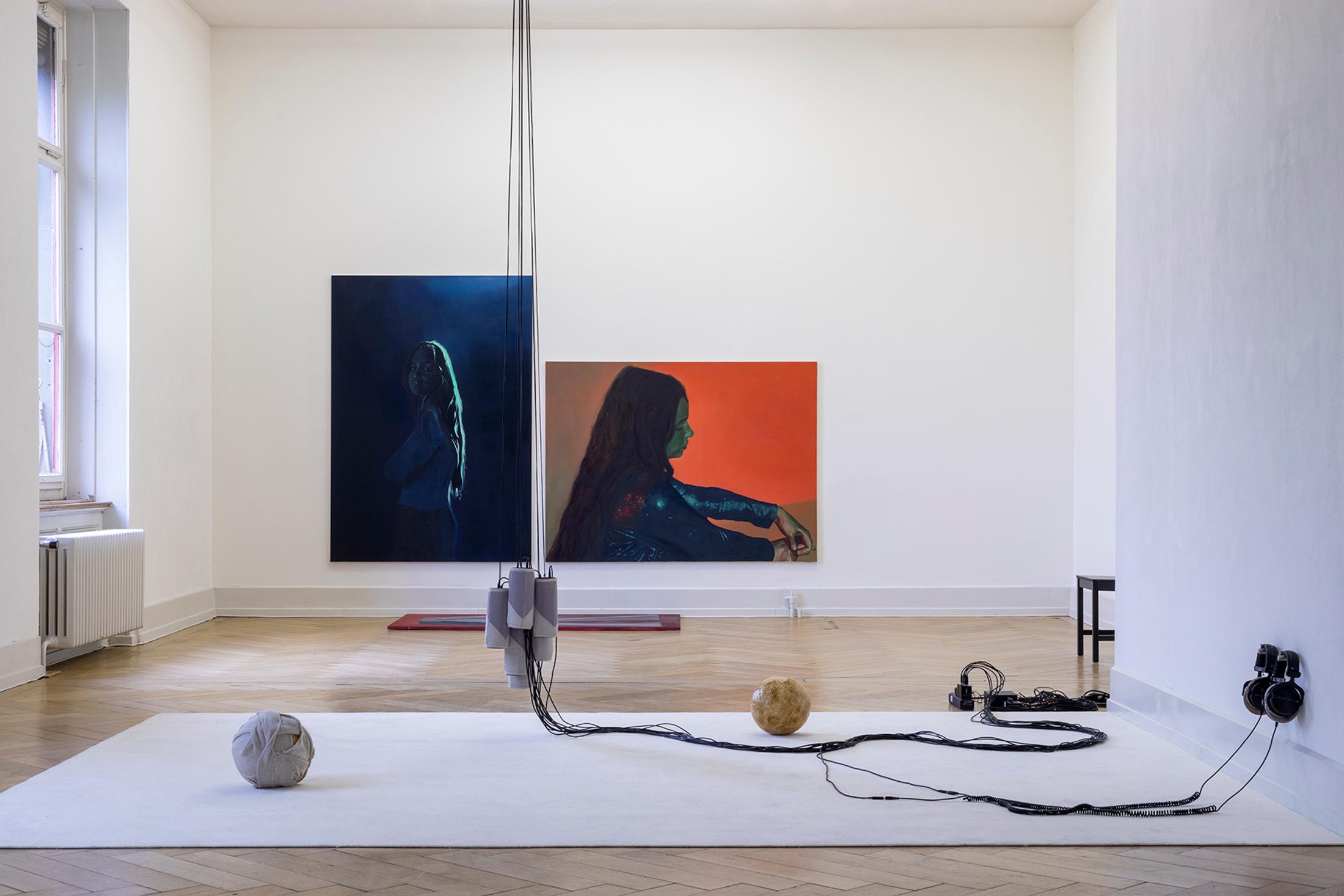 Exhibition View Group Show «Plattform22» at Kunsthalle Palazzo, Liestal, 2022 / Photo: Guadalupe Ruiz / Courtesy: the artists and Kunsthalle Palazzo