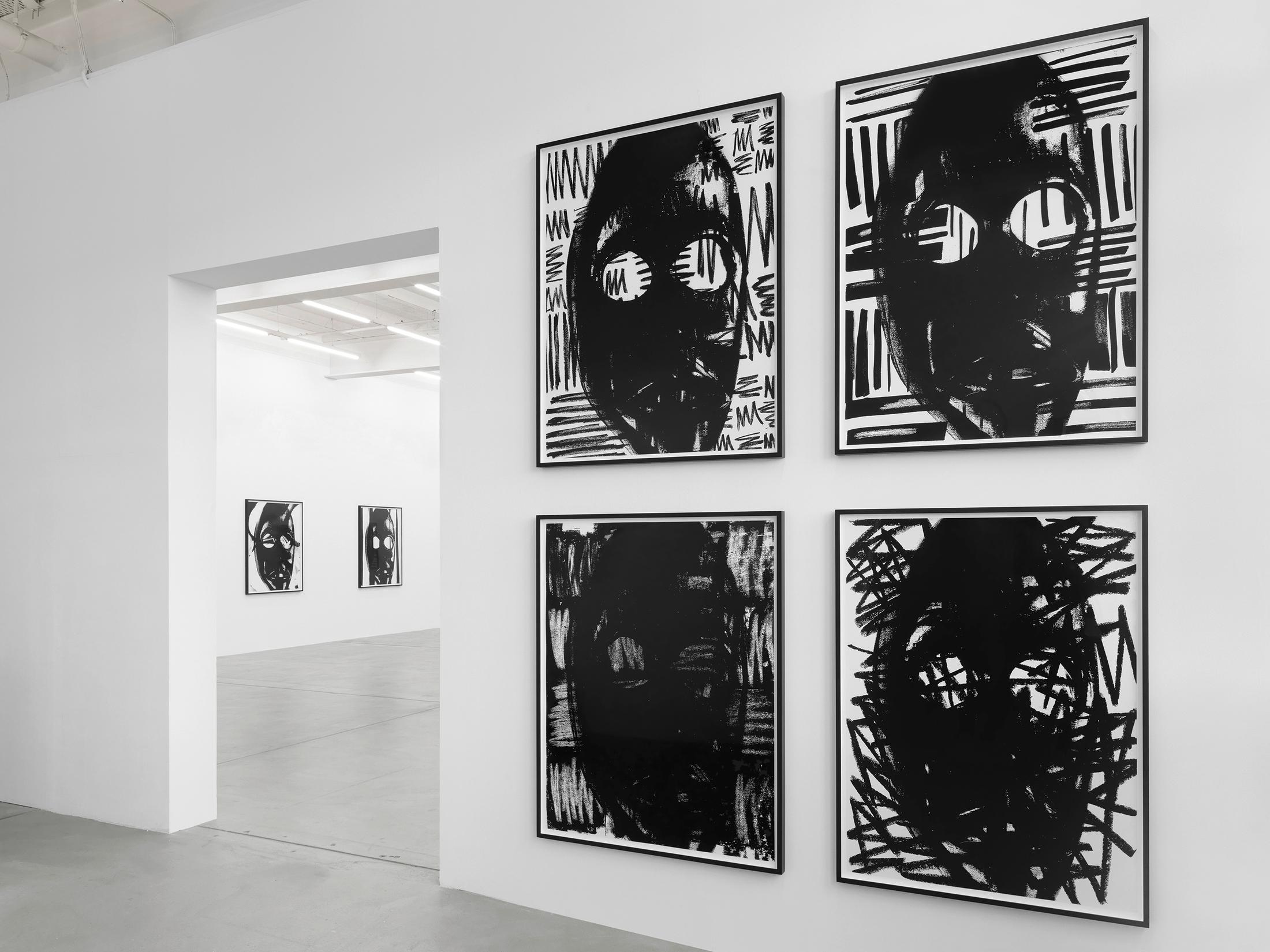 Exhibition View «No Thing: Pope.L, Adam Pendleton» at Galerie Eva Presenhuber, Zurich, 2019 / © Adam Pendleton / Photo: Stefan Altenburger / Courtesy: the artist and Galerie Eva Presenhuber, Zurich / New York