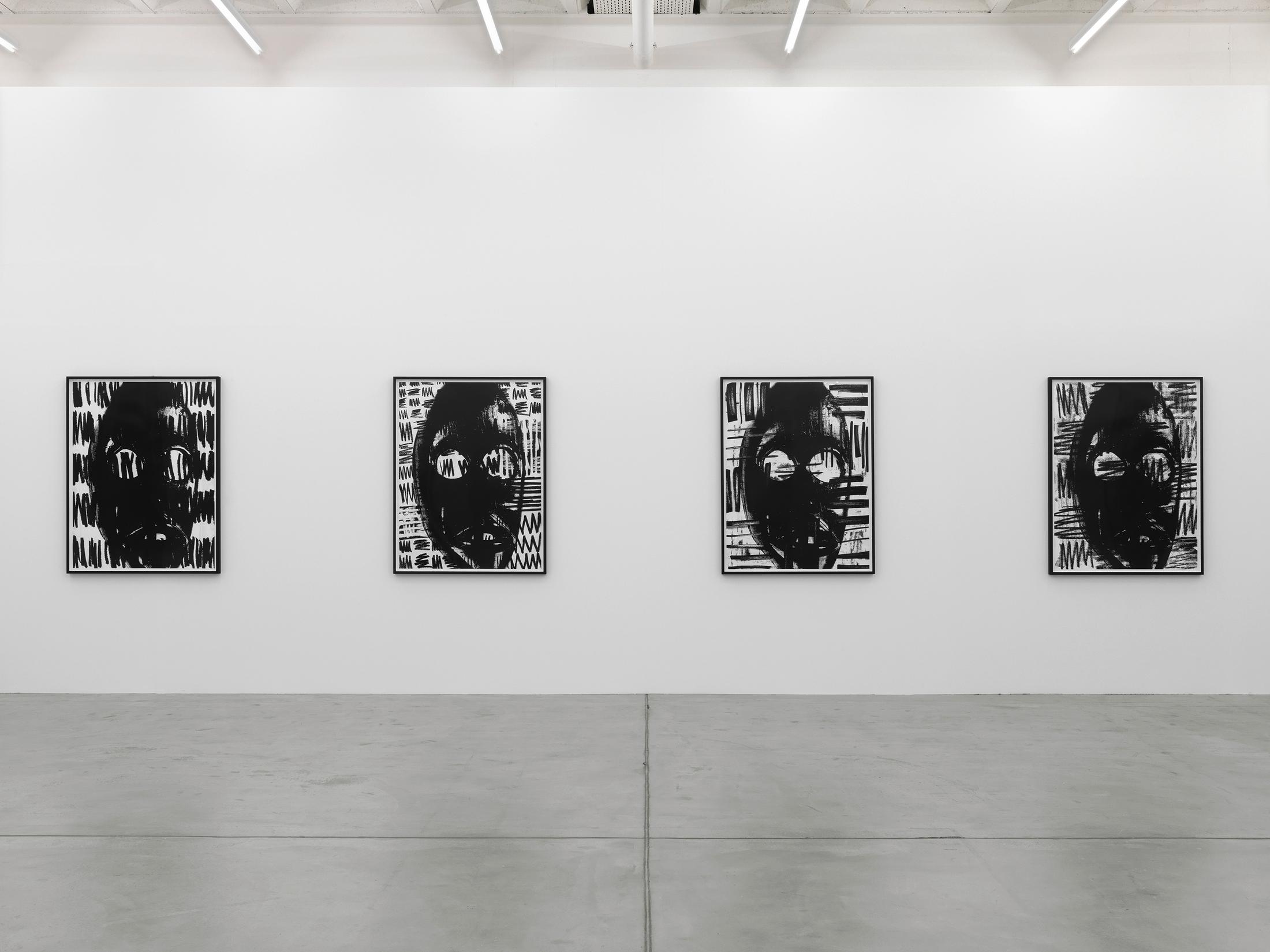 Exhibition View «No Thing: Pope.L, Adam Pendleton» at Galerie Eva Presenhuber, Zurich, 2019 / © Adam Pendleton / Photo: Stefan Altenburger / Courtesy: the artist and Galerie Eva Presenhuber, Zurich / New York