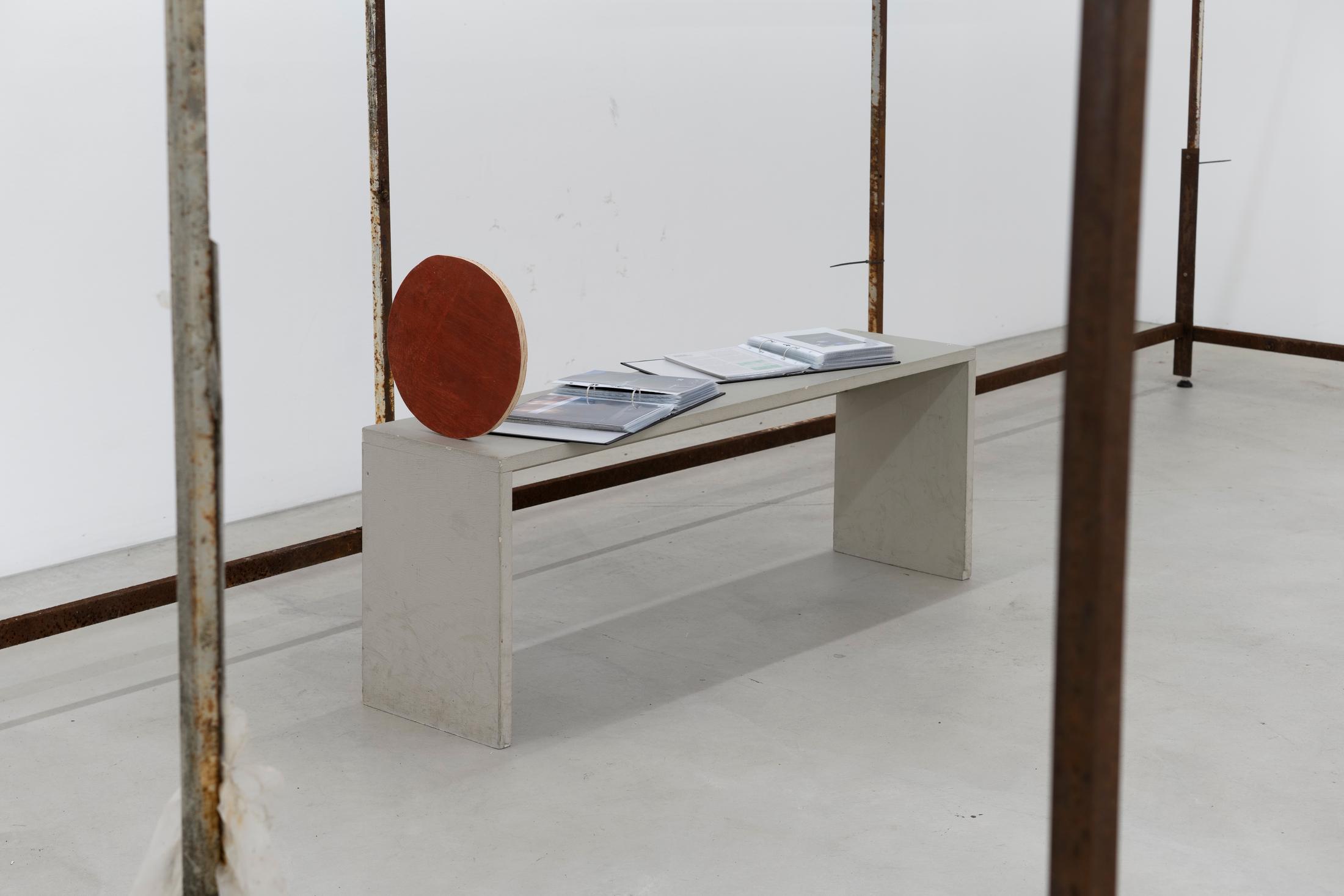 Exhibition View Group Show «Premises» at Ausstellungsraum Klingental, Basel, 2022 / Photo: Claude Barrault / Courtesy: the artists and Ausstellungsraum Klingental