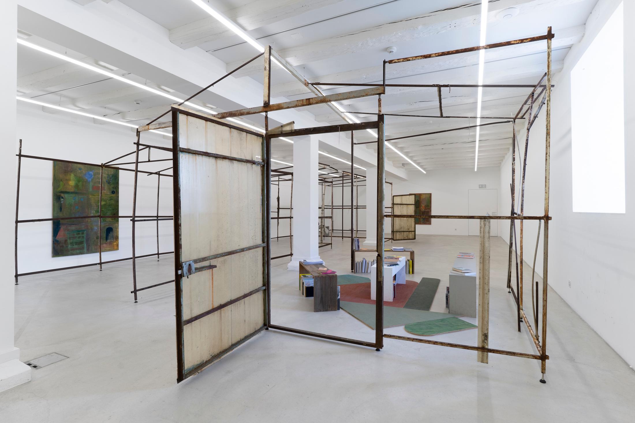 Exhibition View Group Show «Premises» at Ausstellungsraum Klingental, Basel, 2022 / Photo: Claude Barrault / Courtesy: the artists and Ausstellungsraum Klingental