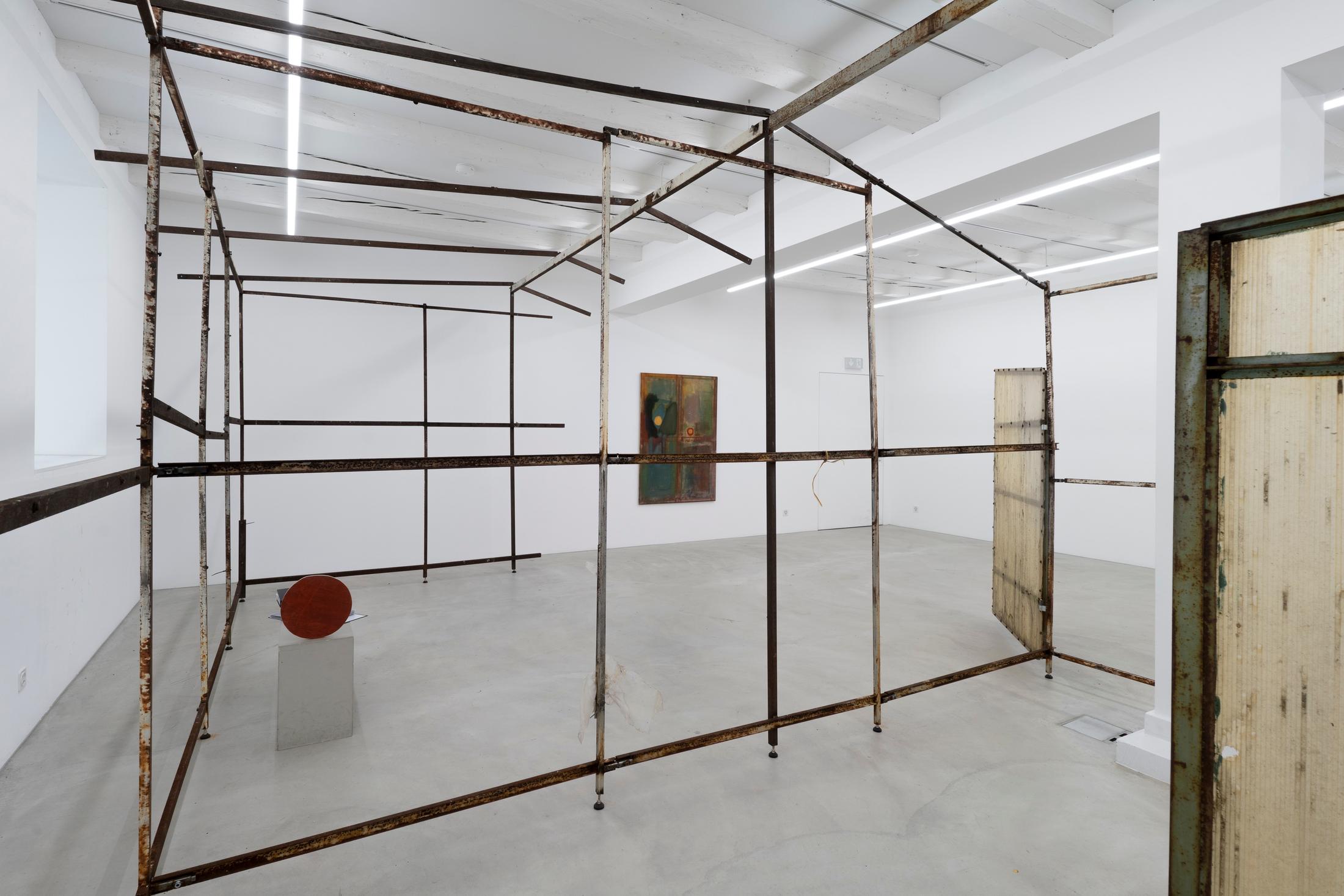 Exhibition View Group Show «Premises» at Ausstellungsraum Klingental, Basel, 2022 / Photo: Claude Barrault / Courtesy: the artists and Ausstellungsraum Klingental