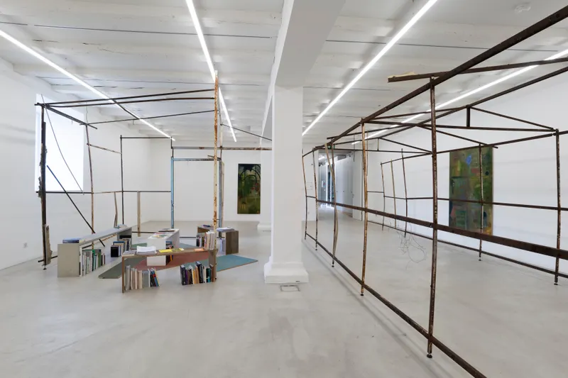 Exhibition View Group Show «Premises» at Ausstellungsraum Klingental, Basel, 2022 / Photo: Claude Barrault / Courtesy: the artists and Ausstellungsraum Klingental