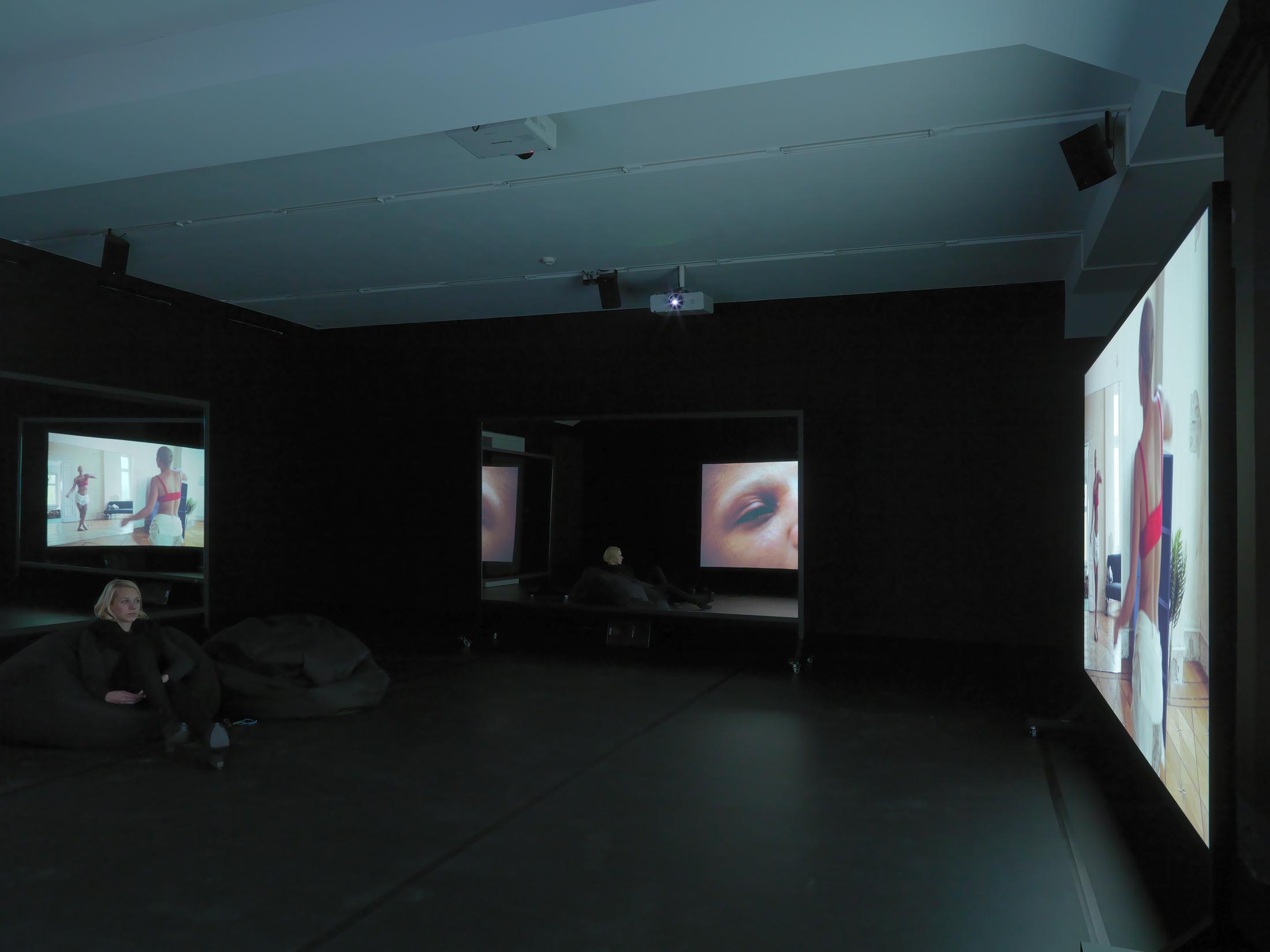 Exhibition View Groupshow «Producing Futures ; view on Wu Tsang, A Day in the Life of Bliss, 2014, Collection of Migros Museum for Contemporary Art» at Migros Museum, Zurich / Photo: Lorenzo Pusterla