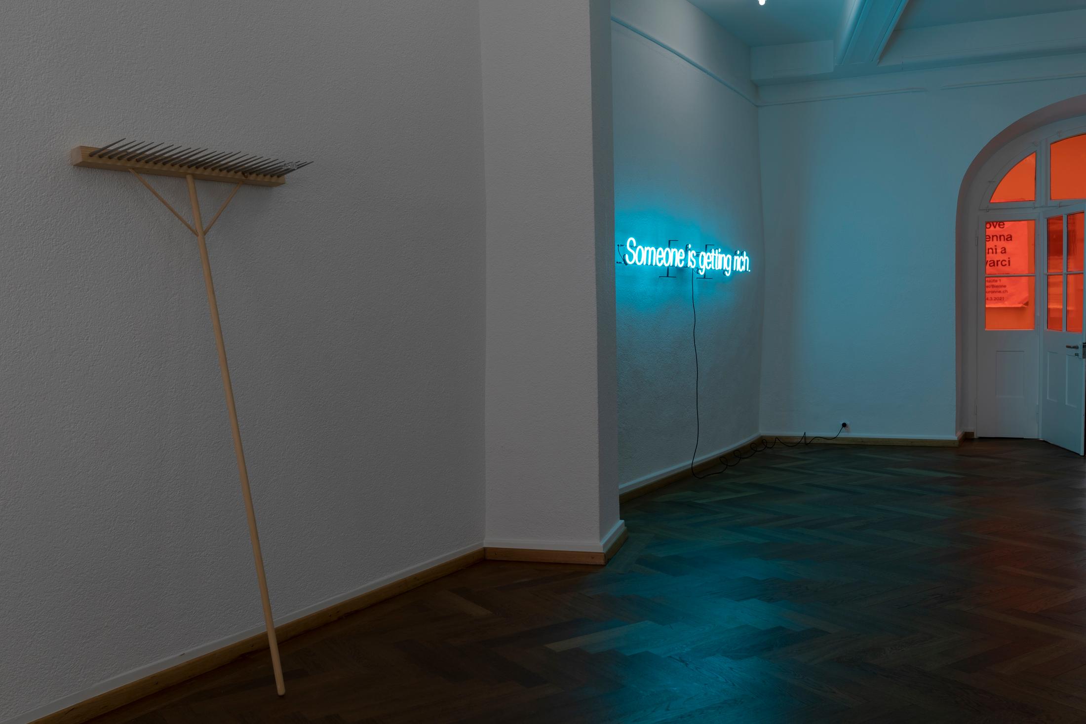 Exhibition View Group Show «Radical Sources» at Krone Couronne, Biel, 2022 / Photo: Michal Florence Schorro / Courtesy: the artists and Krone Coronne