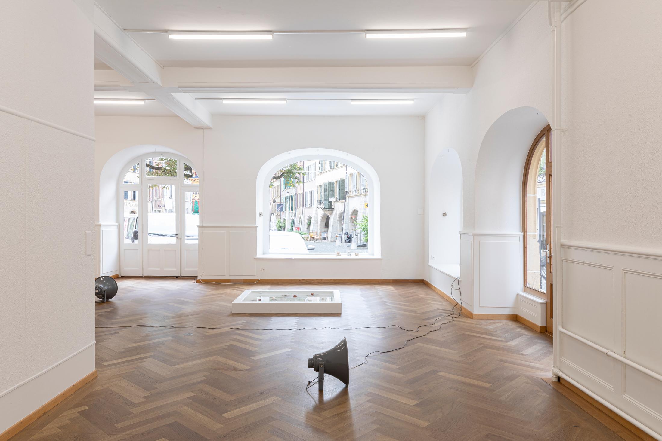 Exhibition View Group Show «Radical Sources» at Krone Couronne, Biel, 2022 / Photo: Michal Florence Schorro / Courtesy: the artists and Krone Coronne