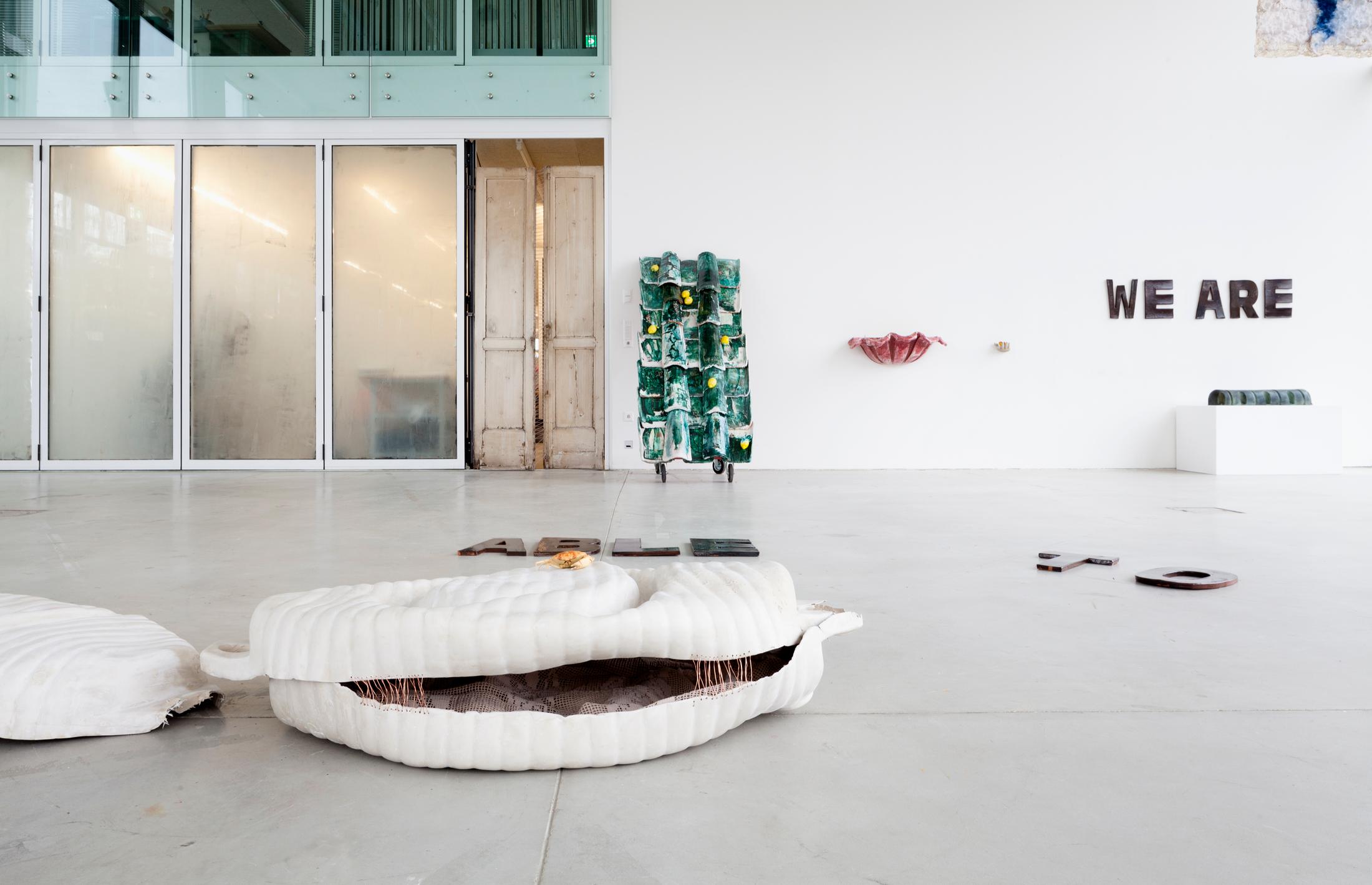 Exhibition View Raffaela Naldi Rossano Soloshow «I Confess» at der TANK, Art Institute HGK FHNW, Basel, 2019 / Photo: Guadalupe Ruiz / Courtesy: the artist