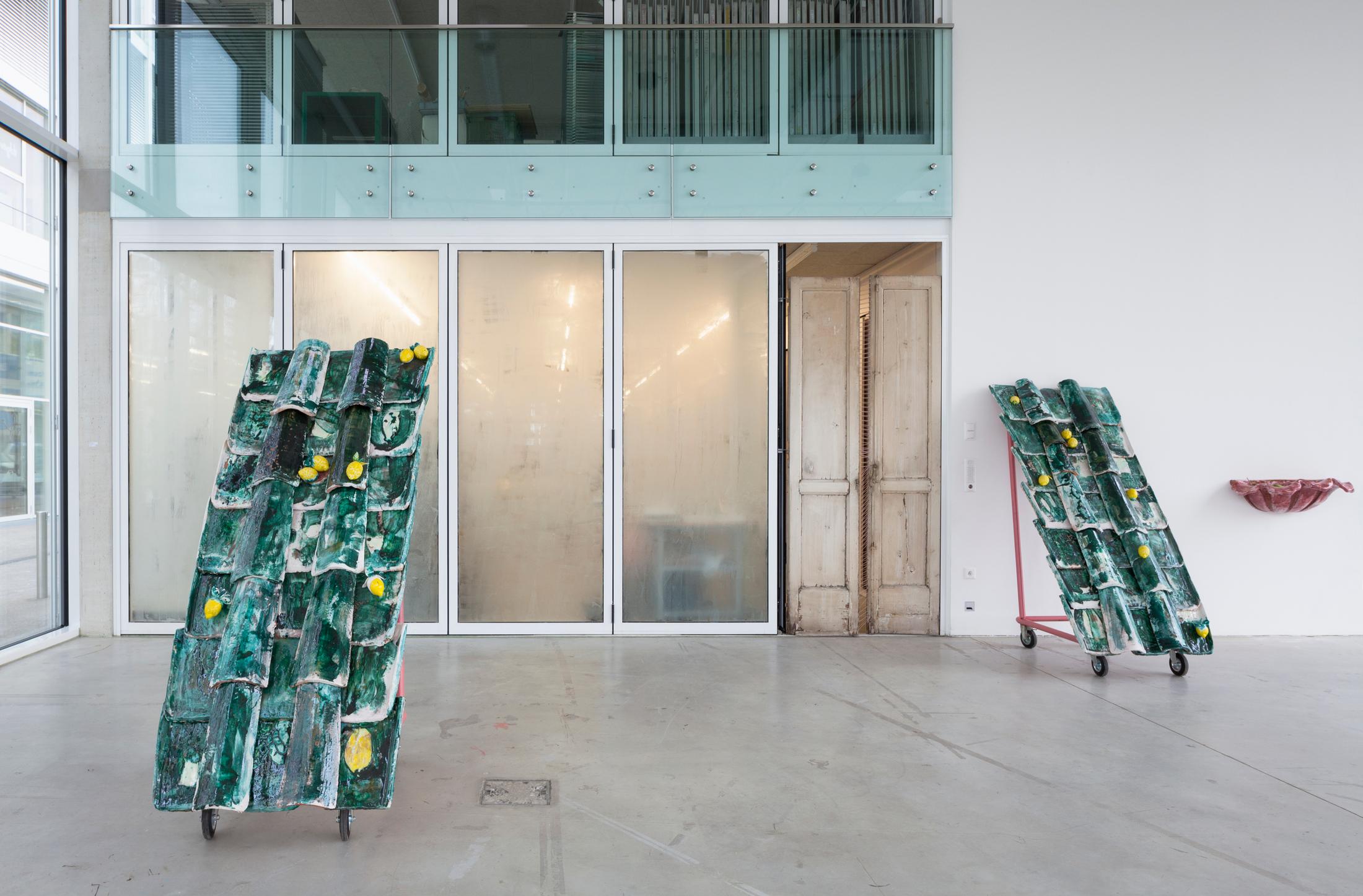 Exhibition View Raffaela Naldi Rossano Soloshow «I Confess» at der TANK, Art Institute HGK FHNW, Basel, 2019 / Photo: Guadalupe Ruiz / Courtesy: the artist