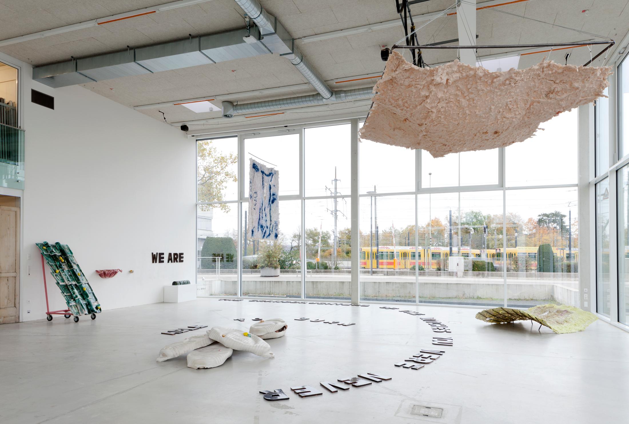 Exhibition View Raffaela Naldi Rossano Soloshow «I Confess» at der TANK, Art Institute HGK FHNW, Basel, 2019 / Photo: Guadalupe Ruiz / Courtesy: the artist