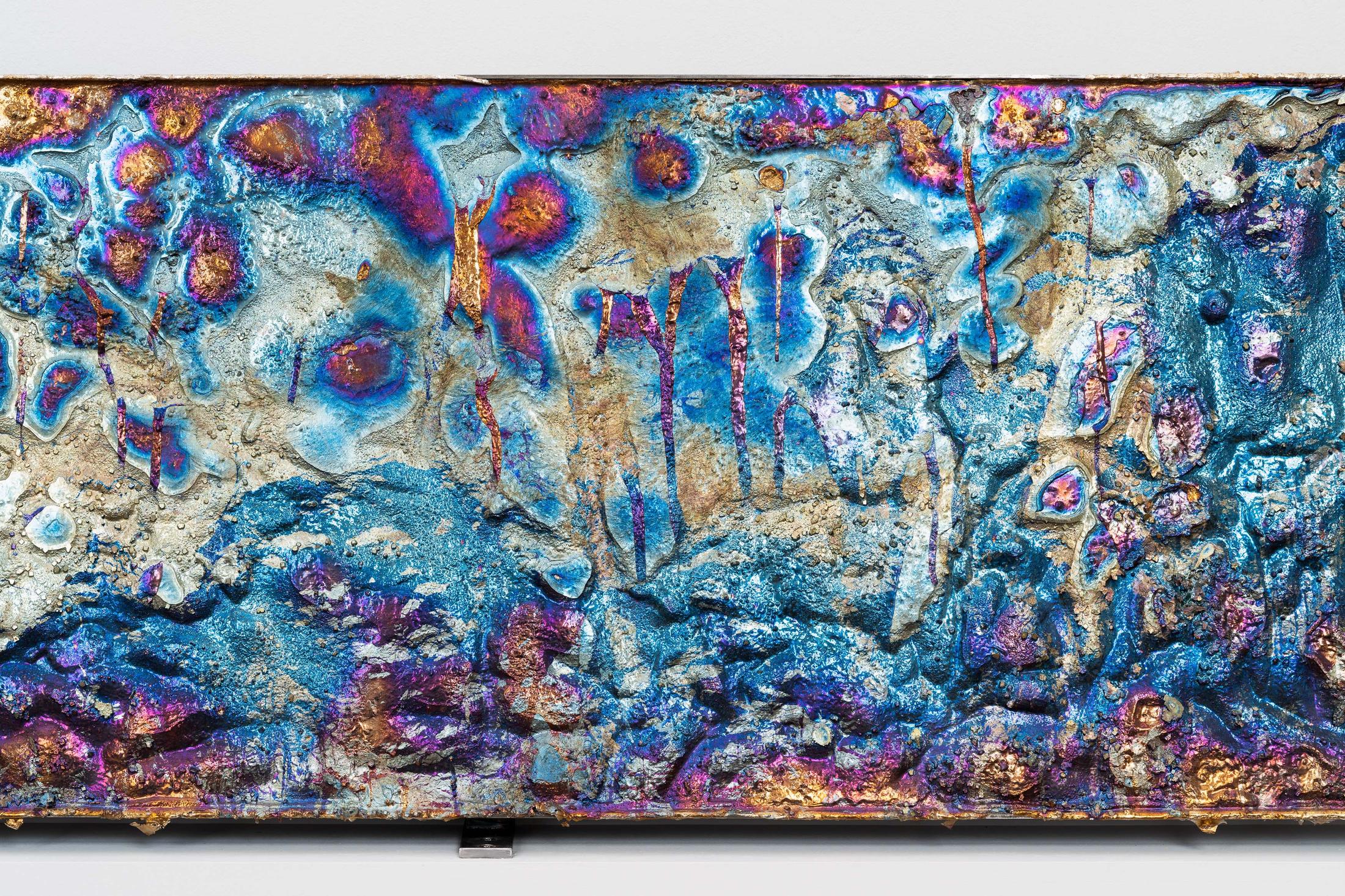 Exhibition View Raphael Hefti Soloshow «Salutary Failures; view on Raphael Hefti, Polycrystalline Horticulture, 2020 (detail)» at Kunsthalle Basel, Basel, 2020 / Photo: Gunnar Meier / Courtesy: the artist and Kunsthalle Basel