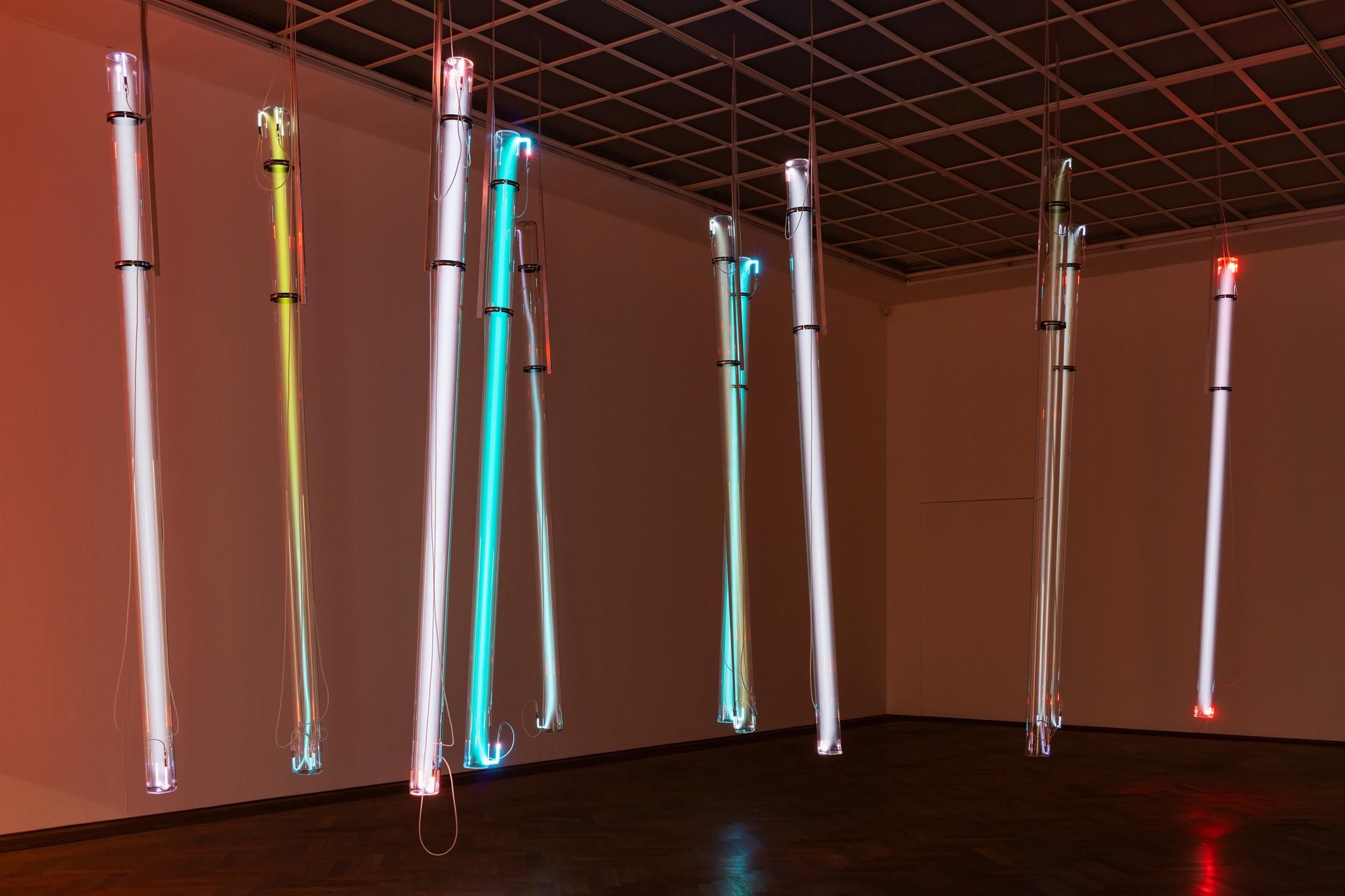 Exhibition View Raphael Hefti Soloshow «Salutary Failures; view on Raphael Hefti, Message Not Sent, 2020» at Kunsthalle Basel, Basel, 2020 / Photo: Gunnar Meier / Courtesy: the artist and Kunsthalle Basel