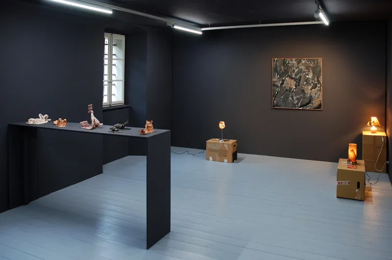 Exhibition View Raphael Stucky Solo Show «RO-RO-ROTATE» at Le Manoir de la Ville de Martigny, Martigny, 2020 / Courtesy: © the artist and Le Manoir de la Ville de Martigny