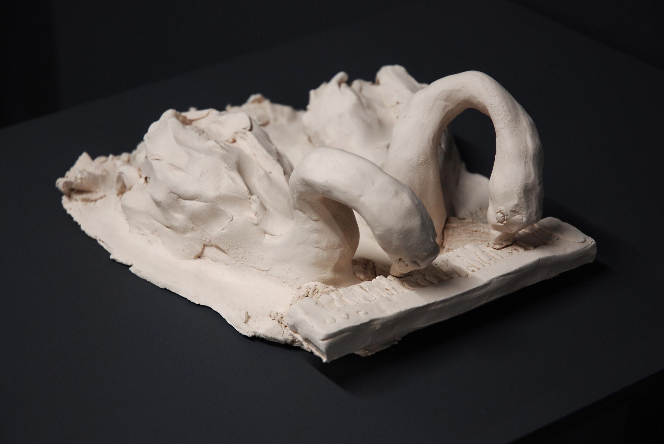 Exhibition View Raphael Stucky Solo Show «RO-RO-ROTATE; view on Raphael Stucky, Holding, 2020» at Le Manoir de la Ville de Martigny, Martigny, 2020 / Courtesy: © the artist and Le Manoir de la Ville de Martigny