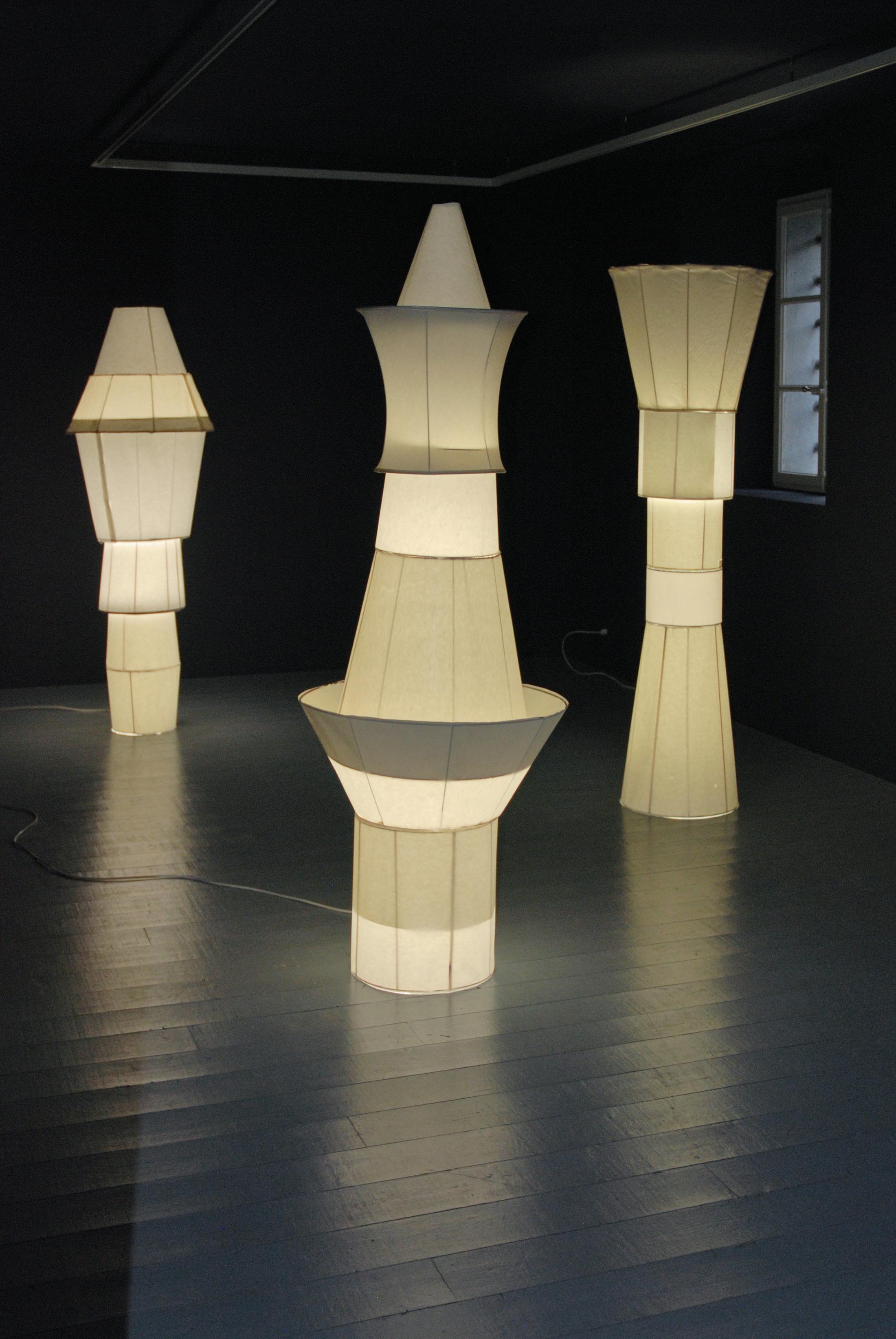 Exhibition View Raphael Stucky Solo Show «RO-RO-ROTATE; view on Raphael Stucky, Lichtkörper, 2020» at Le Manoir de la Ville de Martigny, Martigny, 2020 / Courtesy: © the artist and Le Manoir de la Ville de Martigny