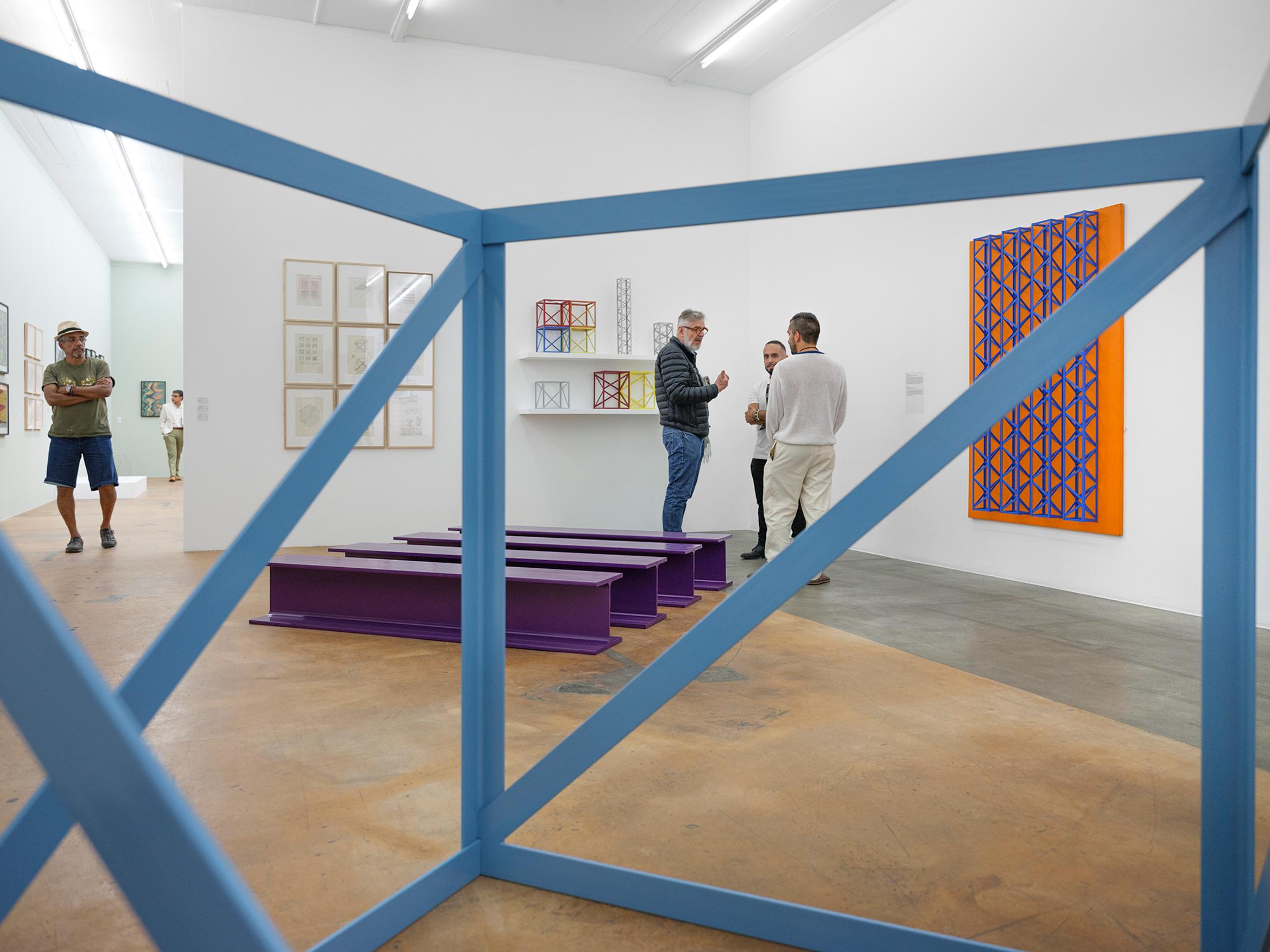 Exhibition View Rasheed Araeen "A Retrospective" at MAMCO Geneva, 2018 / Photo: Julien Gremaud / Courtesy: the artist and MAMCO