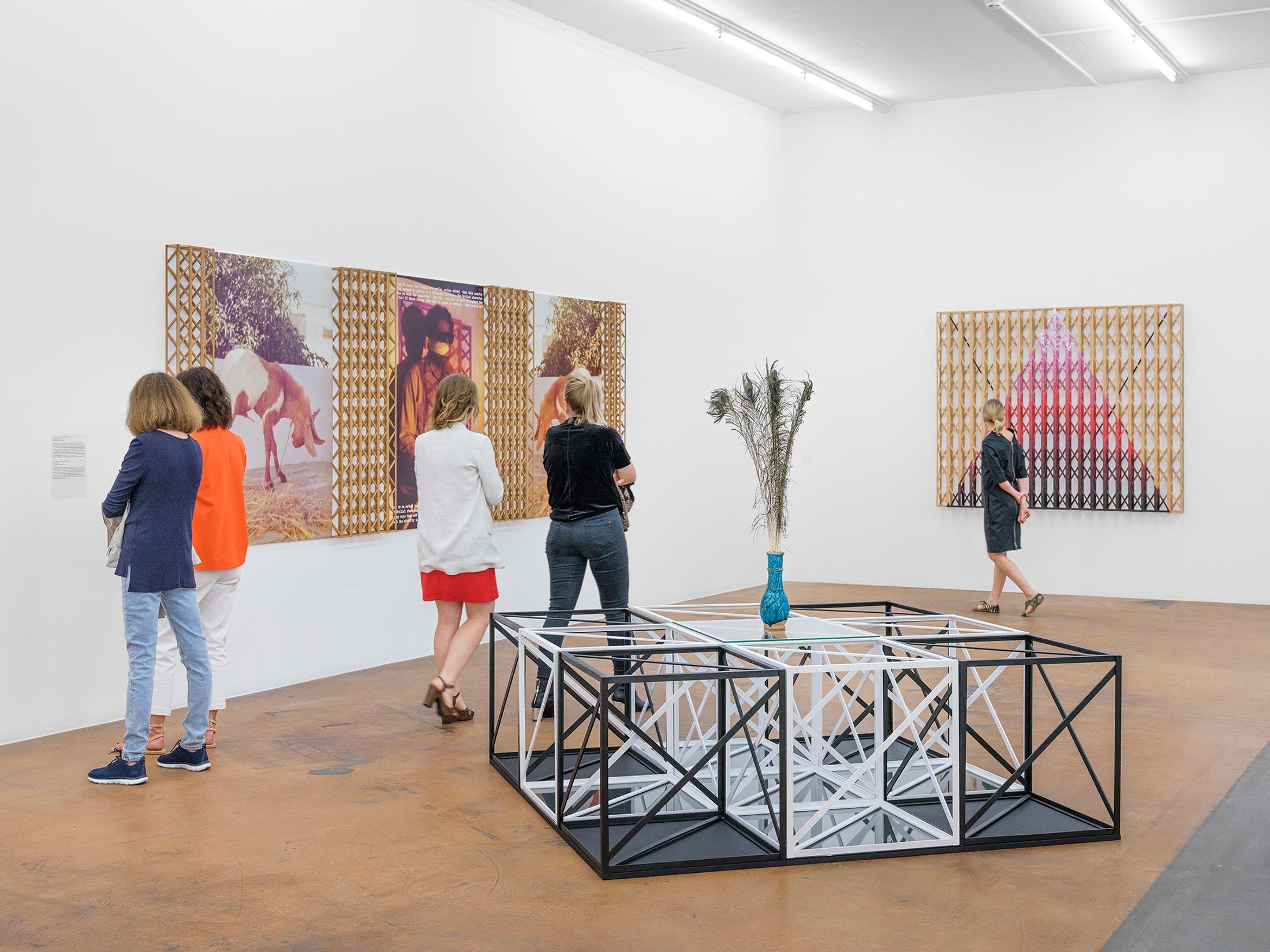Exhibition View Rasheed Araeen "A Retrospective" at MAMCO Geneva, 2018 / Photo: Julien Gremaud / Courtesy: the artist and MAMCO
