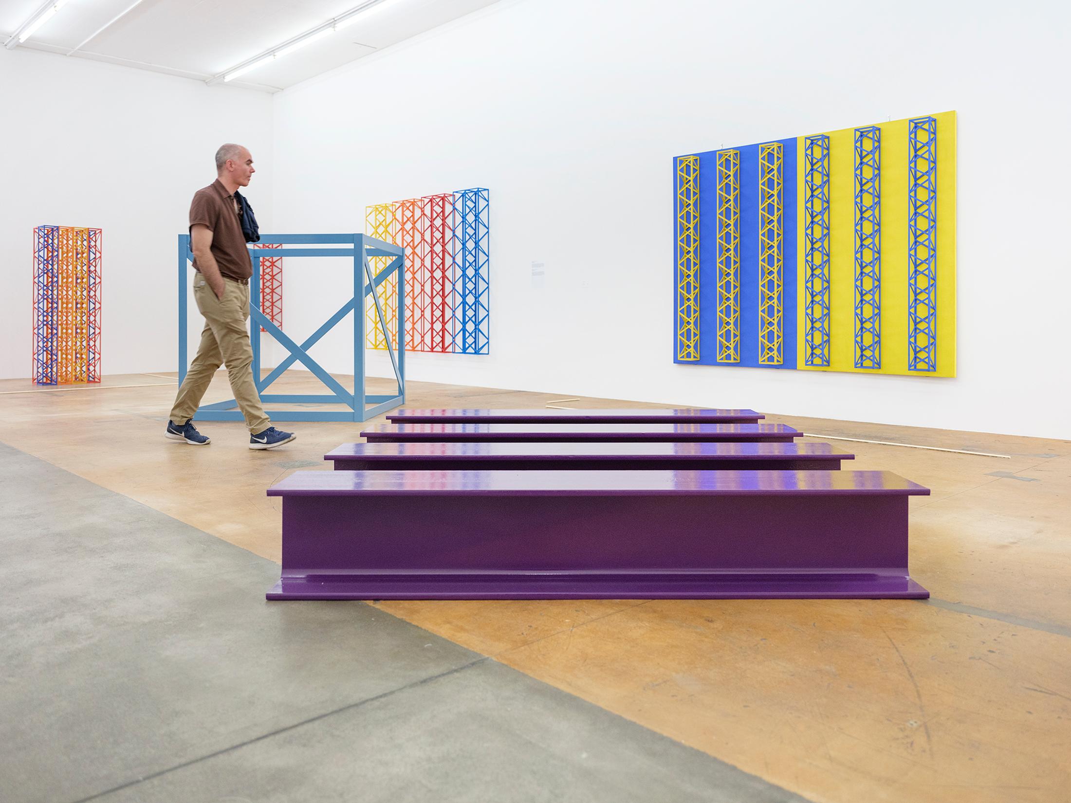 Exhibition View Rasheed Araeen "A Retrospective" at MAMCO Geneva, 2018 / Photo: Julien Gremaud / Courtesy: the artist and MAMCO