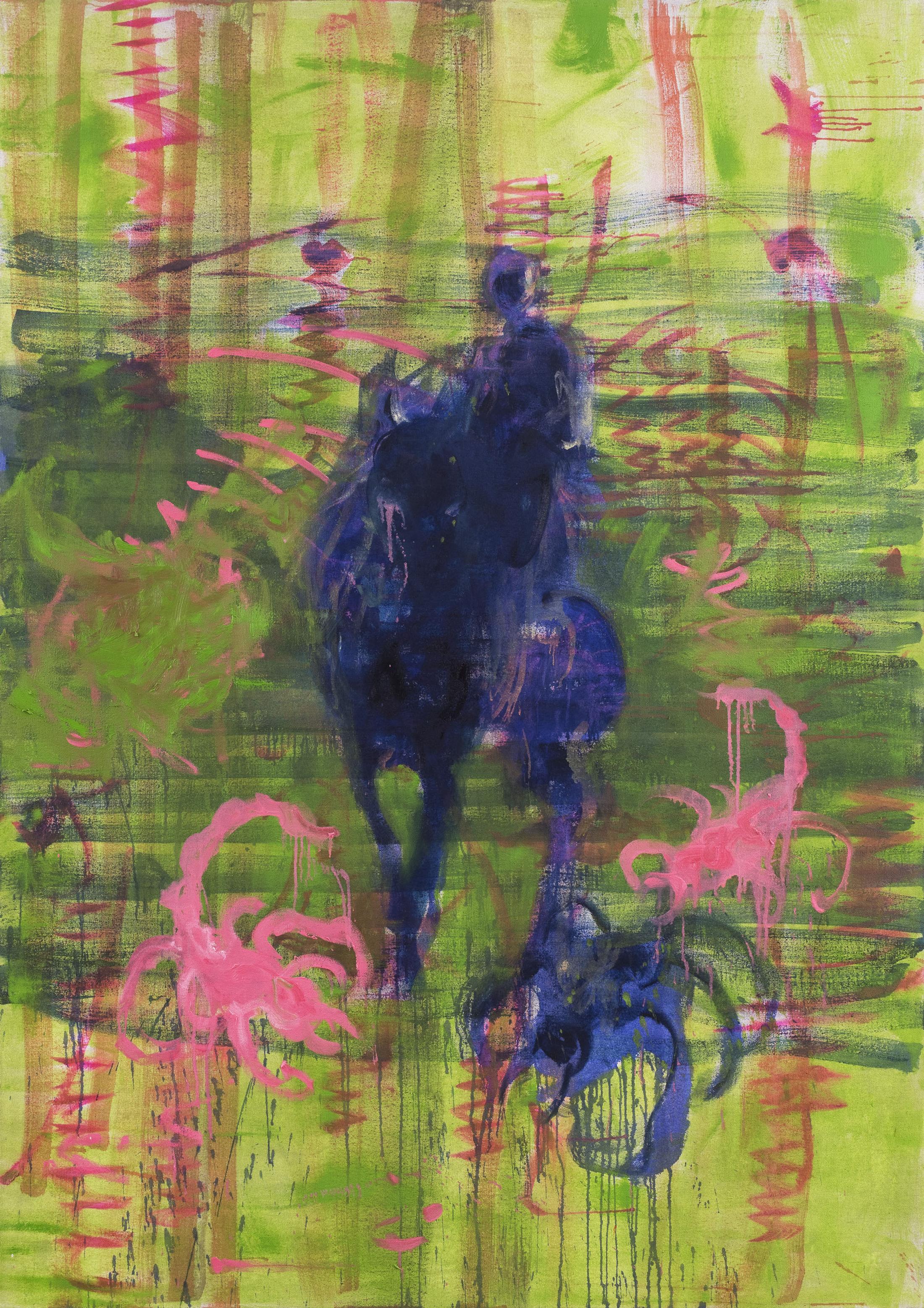 Exhibition View Rebekka Steiger Solshow «wild is the wind ; view on valentin (venus as a boy), 2018» at Galerie Urs Meile, Luzern / Courtesy: the artist and Galerie Urs Meile